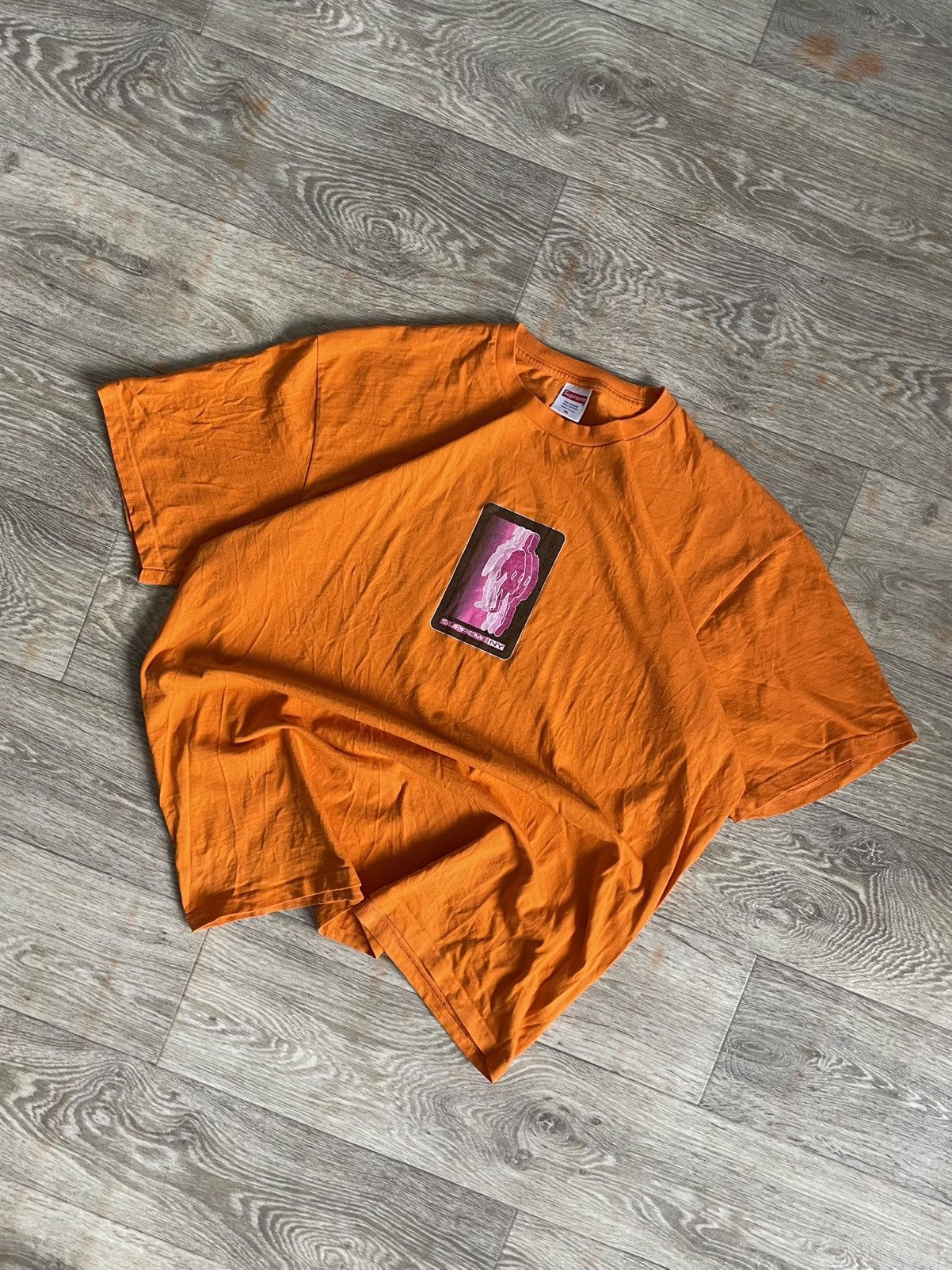 Supreme Supreme Blur T Shirt - Orange Size US XL / EU 56 / 4 - 1 Thumbnail