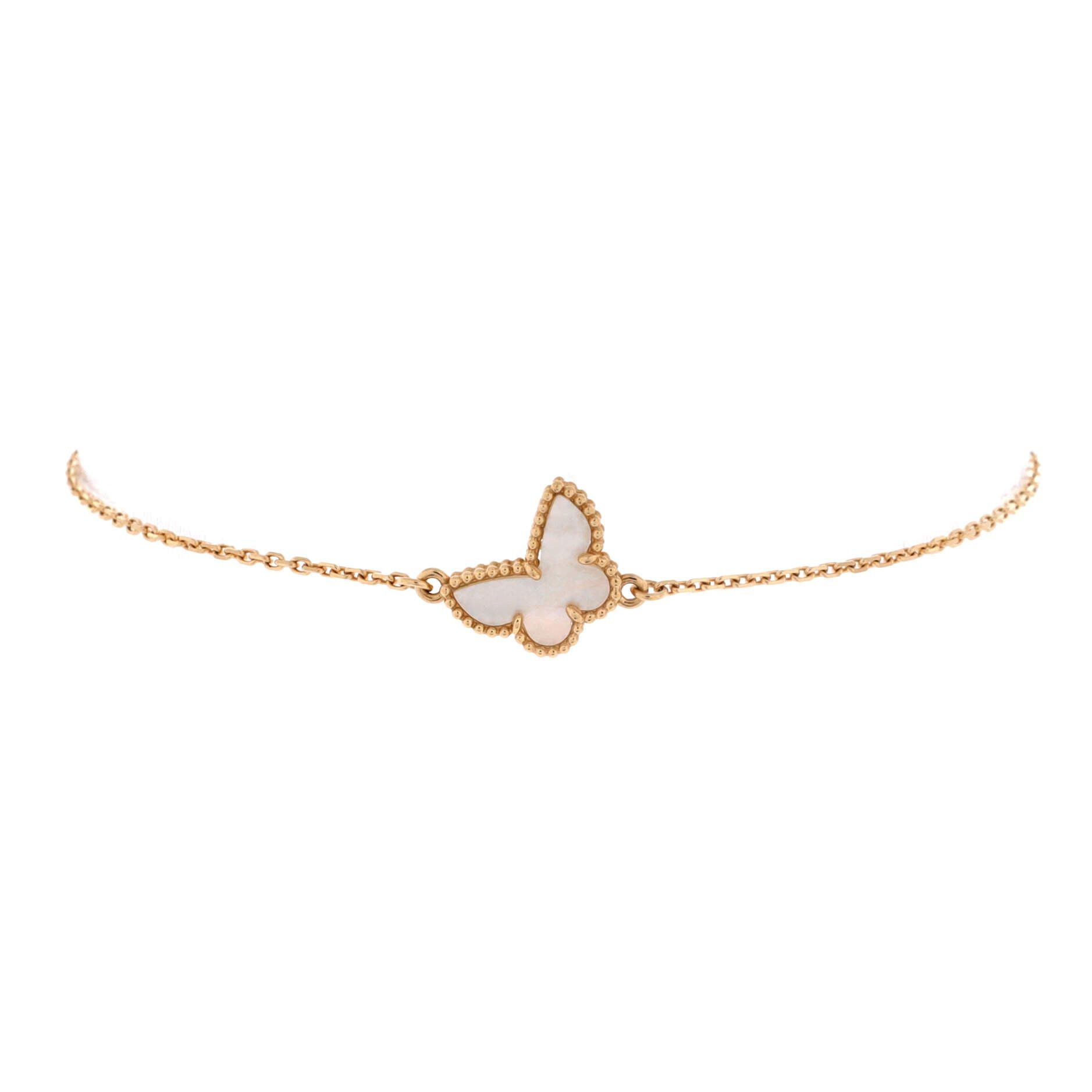 Van Cleef & Arpels Sweet Alhambra Butterfly Bracelet Size ONE SIZE - 1 Thumbnail
