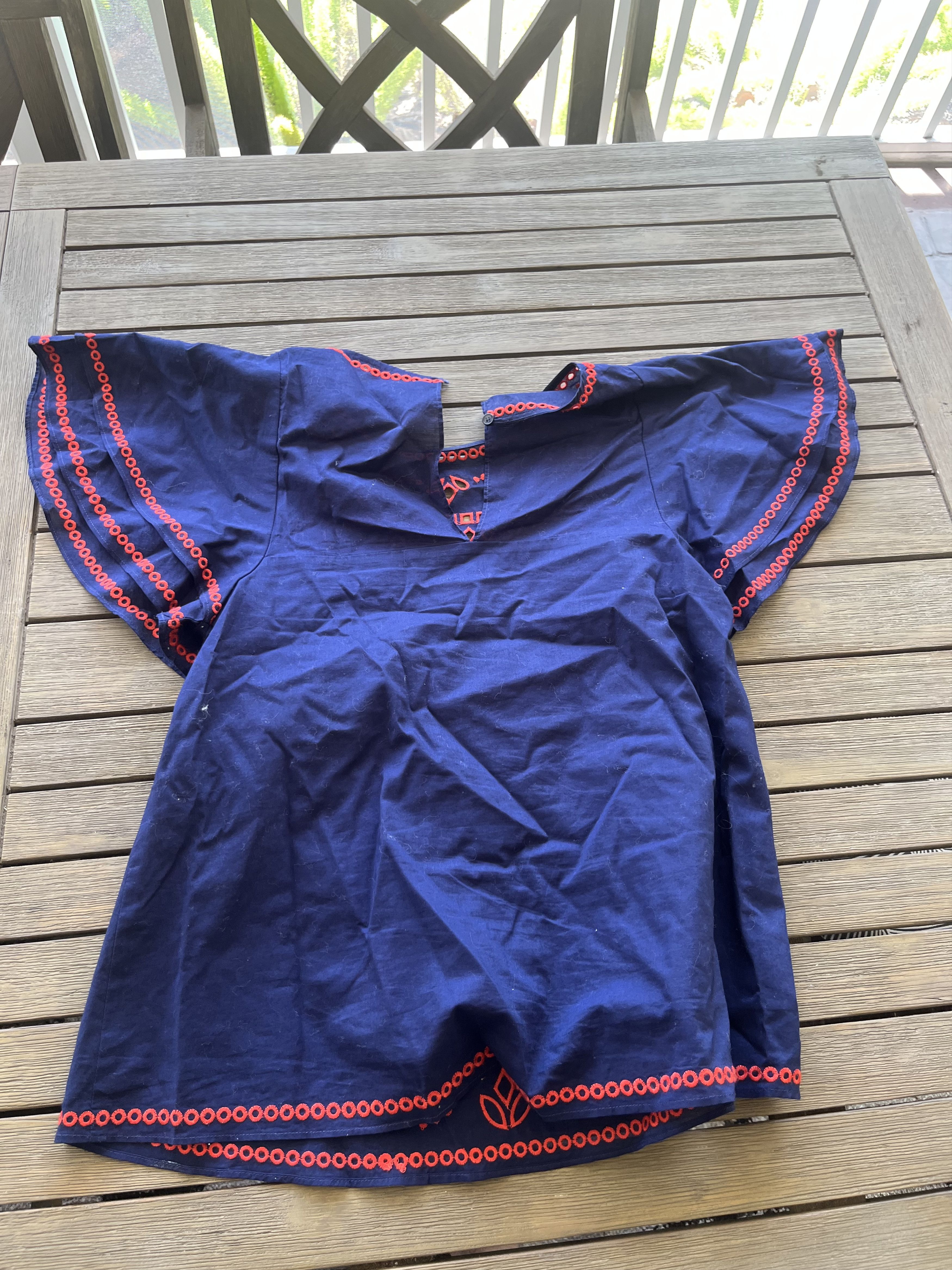 Parker Red and Blue Parker Top Size S / US 4 / IT 40 - 2 Thumbnail