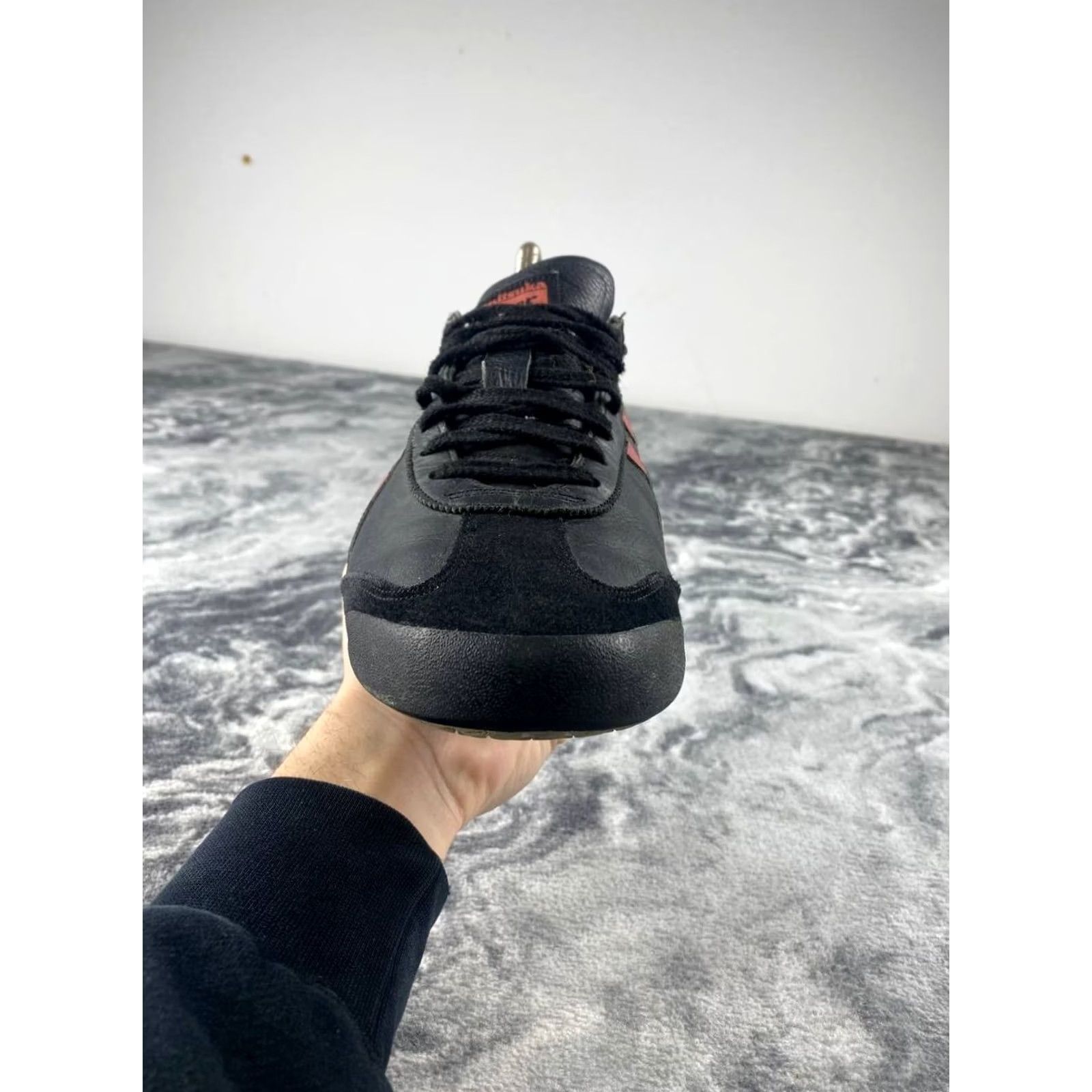 Onitsuka Tiger Onitsuka Tiger Mexico 66 Sneaker Low Black 9.5 Mens Leather Rubber Sole Casual Walking Size US 10 / EU 43 - 3 Thumbnail