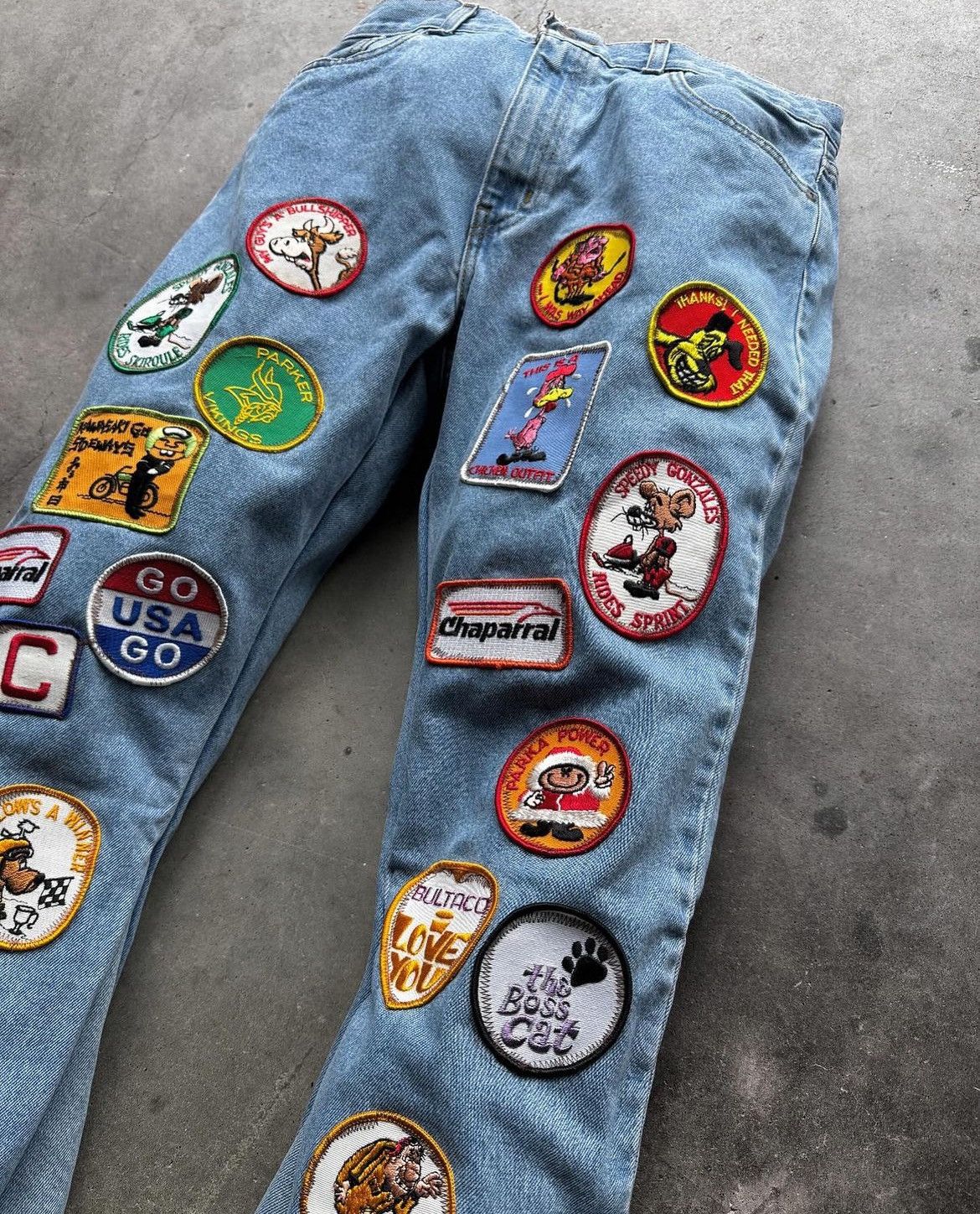 Other Rich Studios Rummage Sale Patchwork Flared Denim Size 40 Size US 40 / EU 56 - 4 Thumbnail