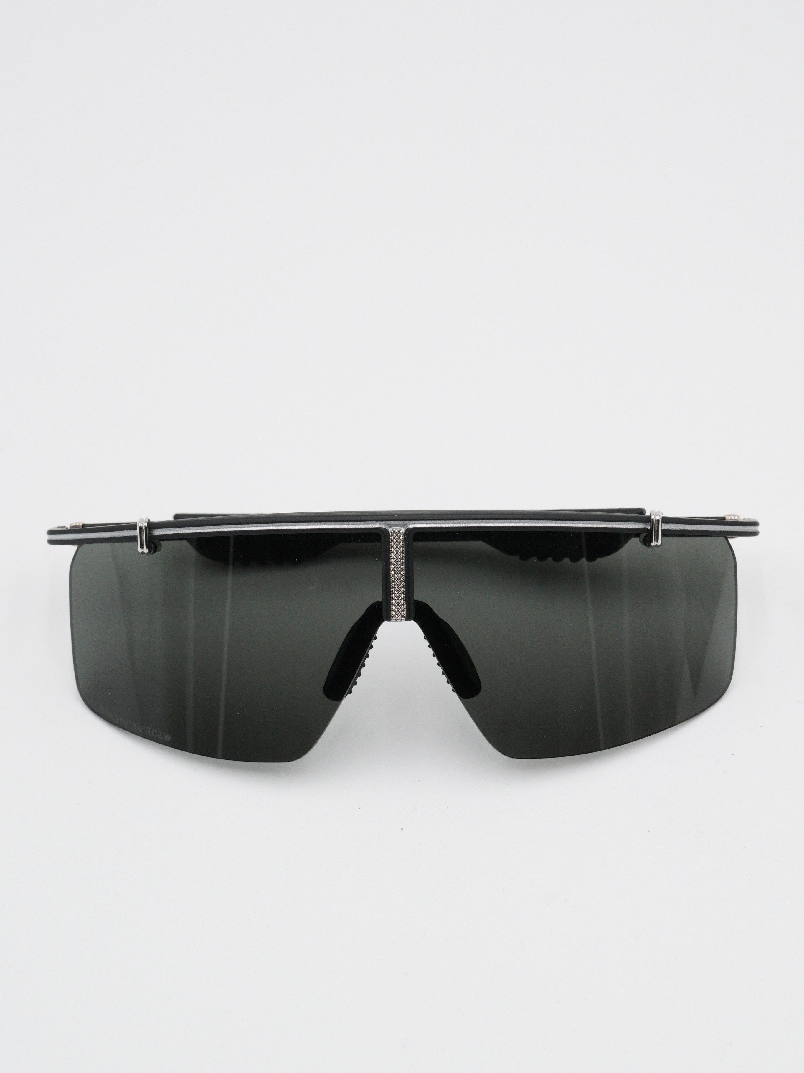 Chrome Hearts Chrome Hearts Clitanic Shield Sunglasses Black Size ONE SIZE - 2 Thumbnail