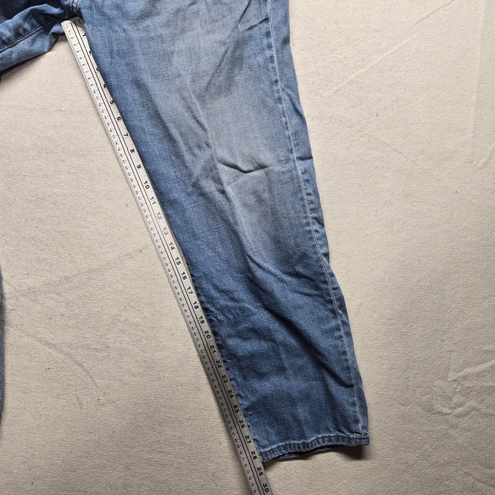 Chaps Chaps Jeans Blue Denim Straight Leg Medium Wash Casual Men's 38 X 30 Size US 38 / EU 54 - 7 Thumbnail