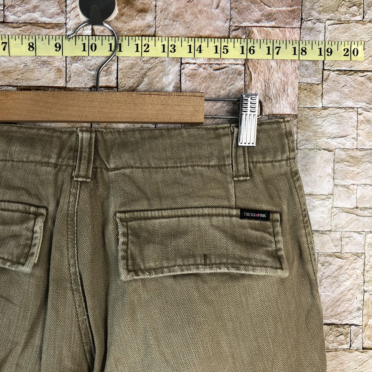 Japanese Brand Think Pink faded Cargo utility Multipocket Pants #A1160 Size US 29 - 20 Thumbnail