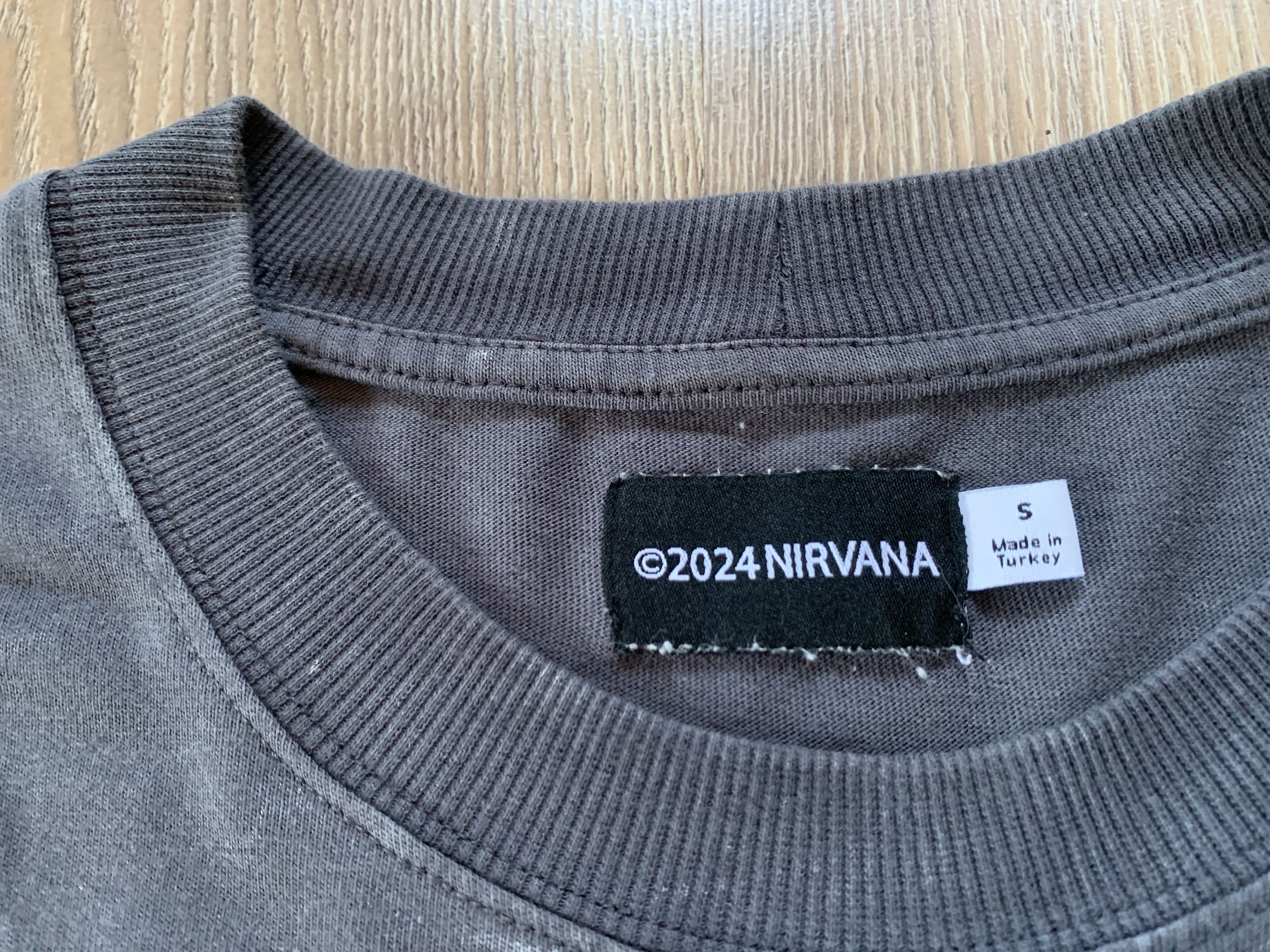Asos Mens Topman Nirvana Oversized Fit T-Shirt Size US S / EU 44-46 / 1 - 6 Thumbnail