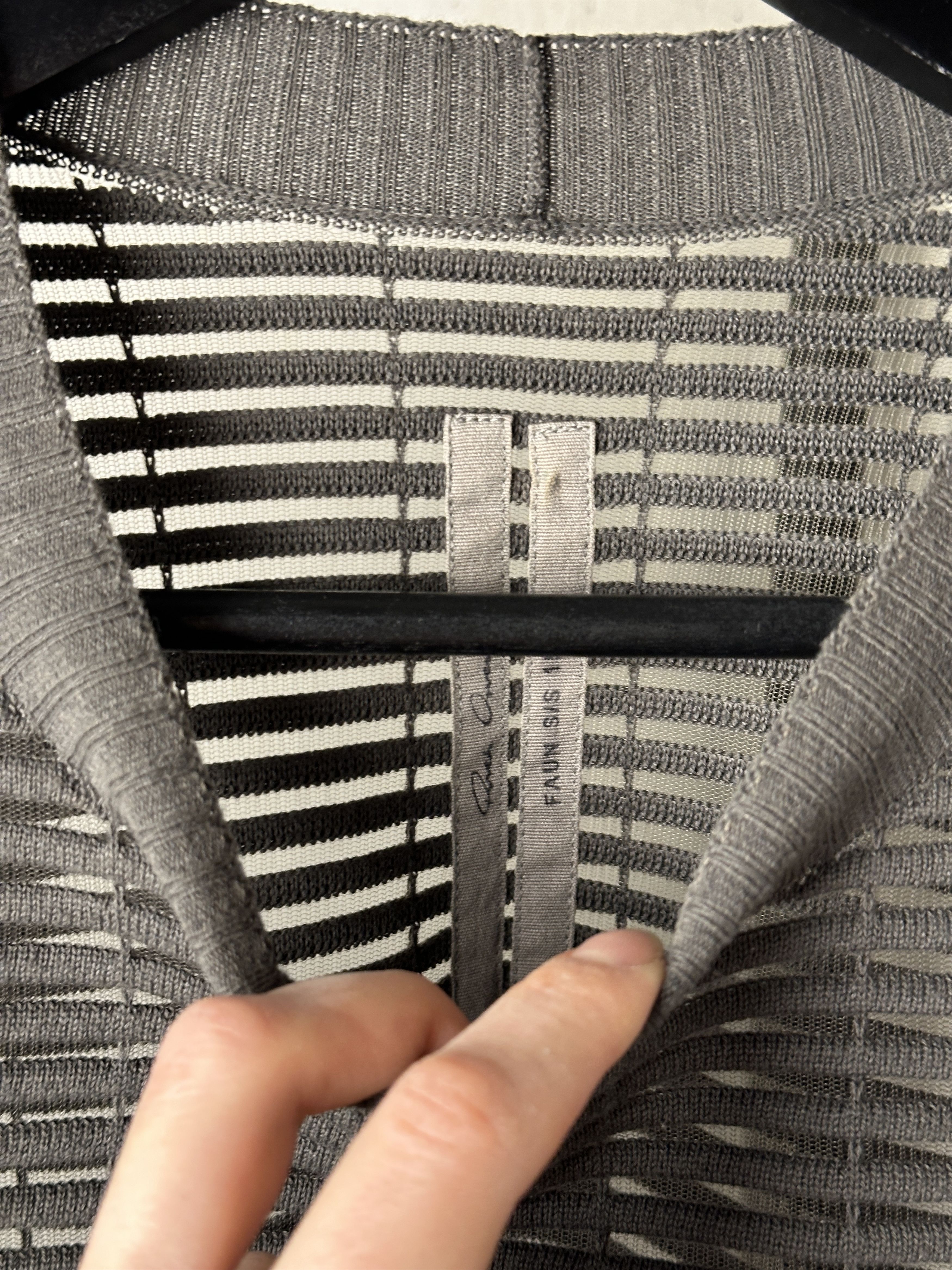 Rick Owens Rick Owens Faun SS15 Stripped Crewneck Longsleeve Size S / US 4 / IT 40 - 3 Thumbnail