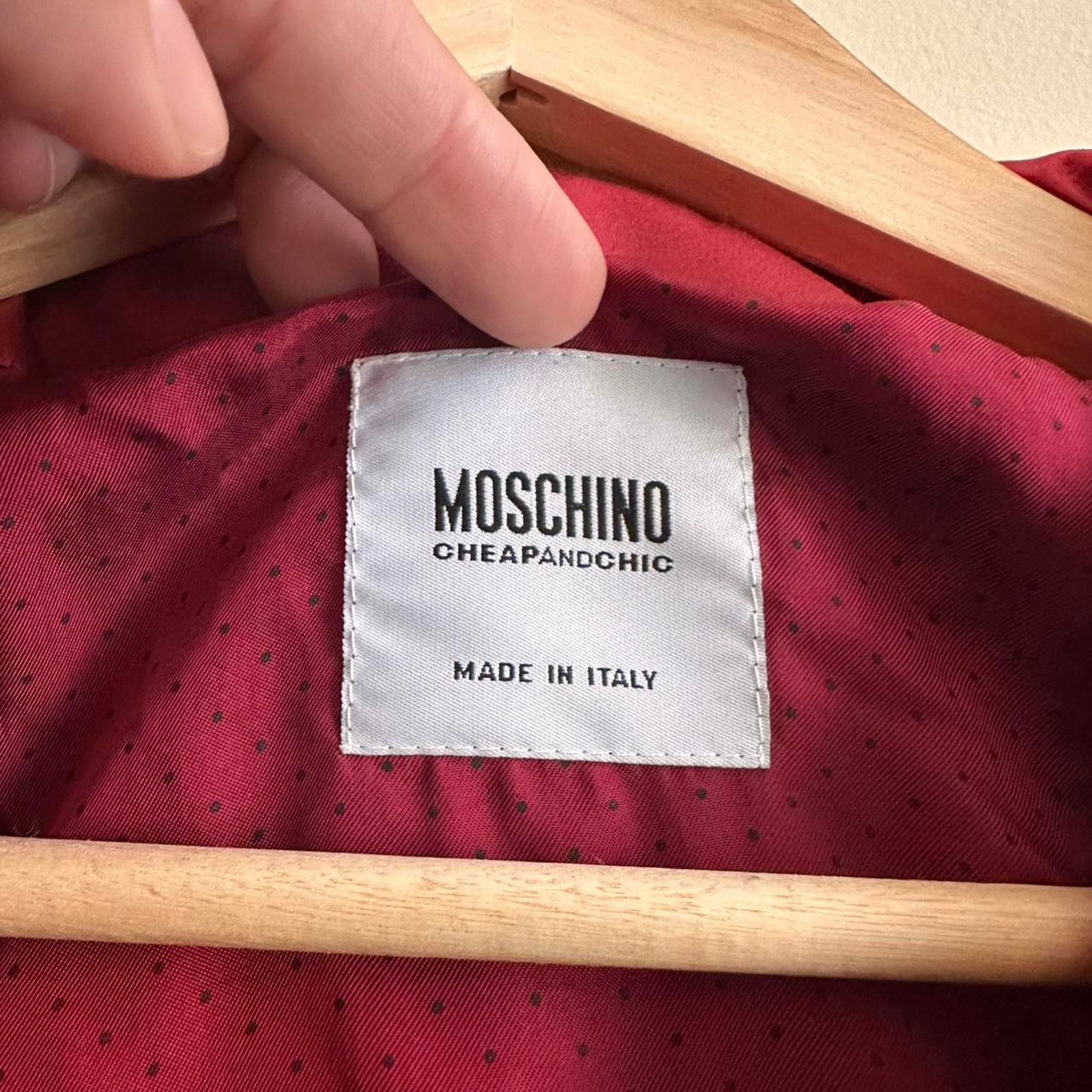 Moschino × Vintage Moschino Cheap and Chic Blazer Jacket Size M / US 6-8 / IT 42-44 - 3 Thumbnail