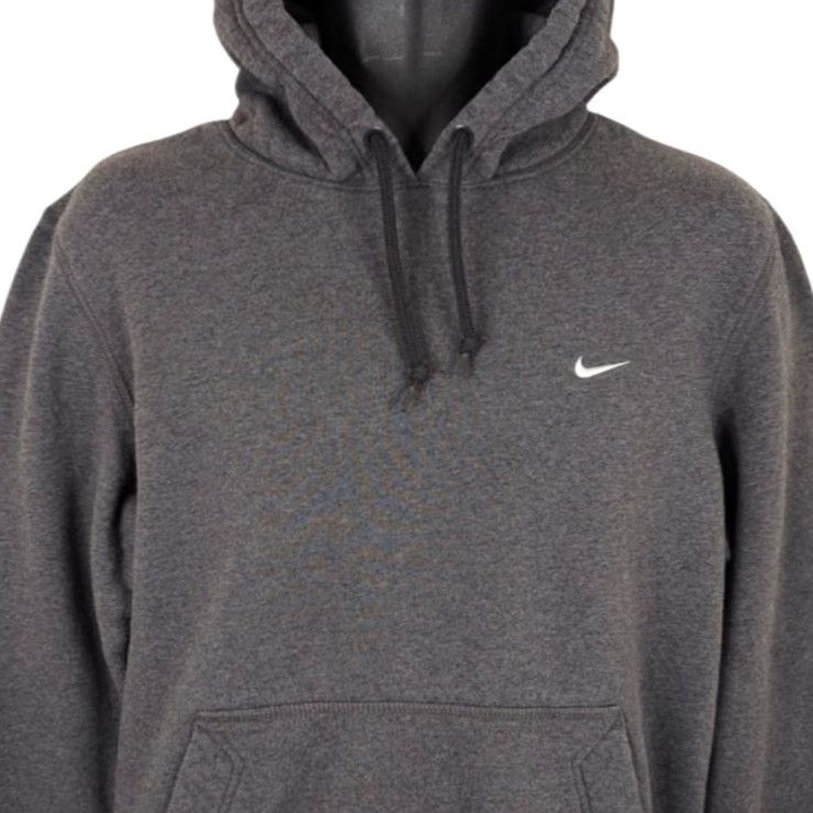 Nike Nike Small Swoosh Sweatshirt Hoodie Mens Size Medium Gray Pullover Streetwear Size US M / EU 48-50 / 2 - 2 Thumbnail
