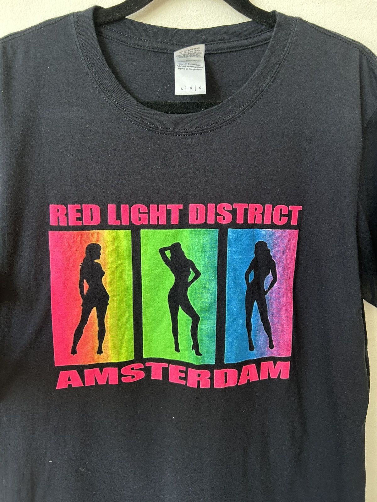 Vintage Vintage Red Light District Amsterdam tee Size US L / EU 52-54 / 3 - 3 Thumbnail