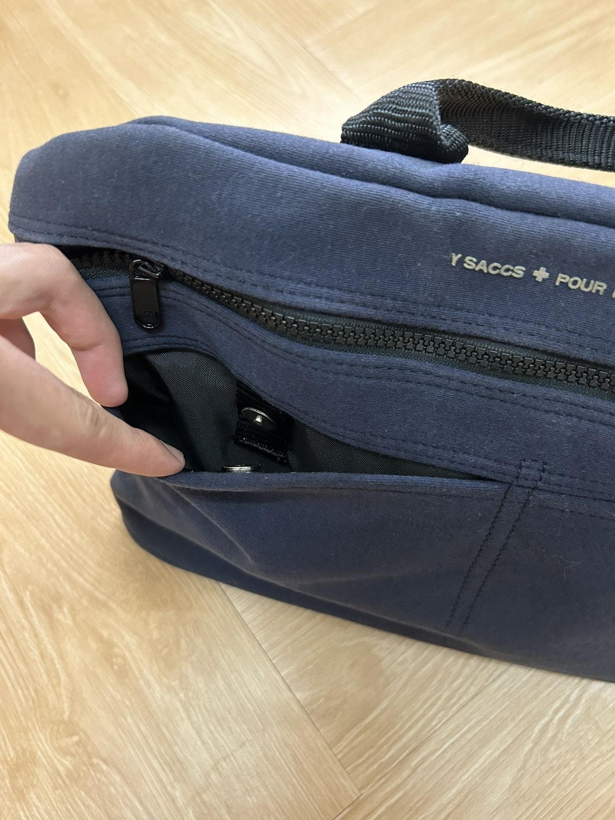 Japanese Brand × Y's × Yohji Yamamoto Y’s saccs + Pour Homme laptop bag Size ONE SIZE - 4 Thumbnail