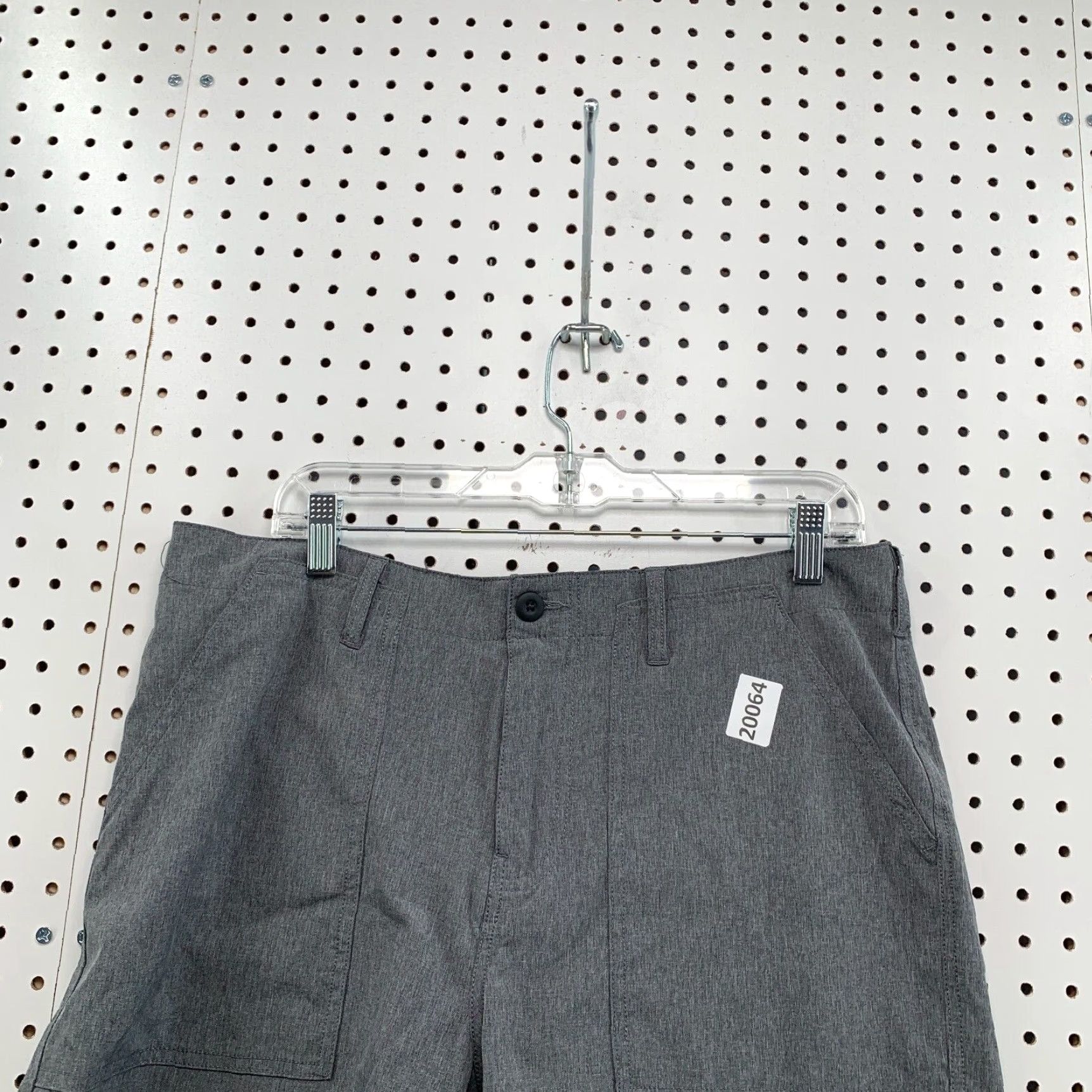 Lucky Brand VINTAGE Lucky Brand Shorts Chino Adult Large Gray 33x7 Classic Casual Mens Size US 33 - 2 Thumbnail