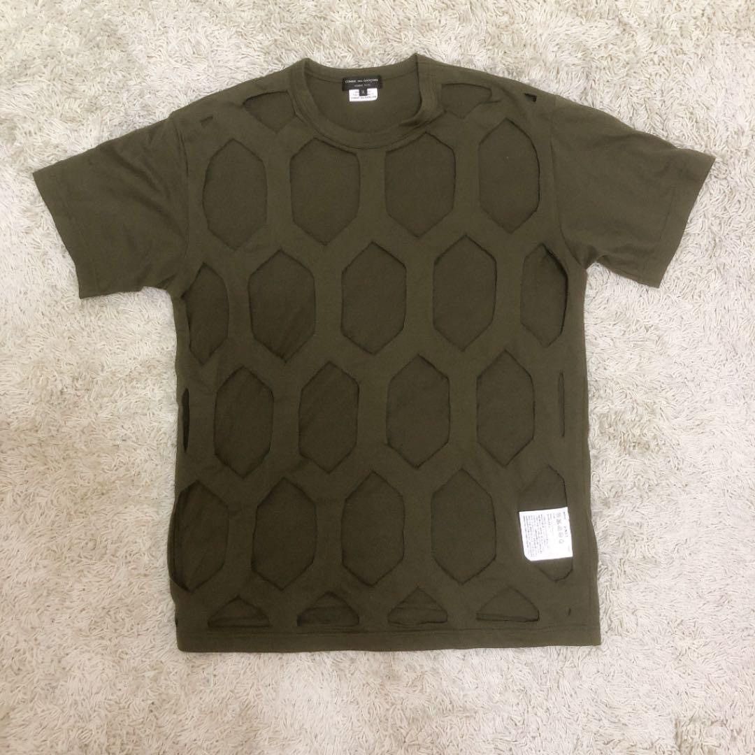 Comme des Garcons × Comme des Garcons Homme Plus Comme des Garcons Homme Plus Cut Out T--shirt Soldier SS15 Size US M / EU 48-50 / 2 - 2 Thumbnail