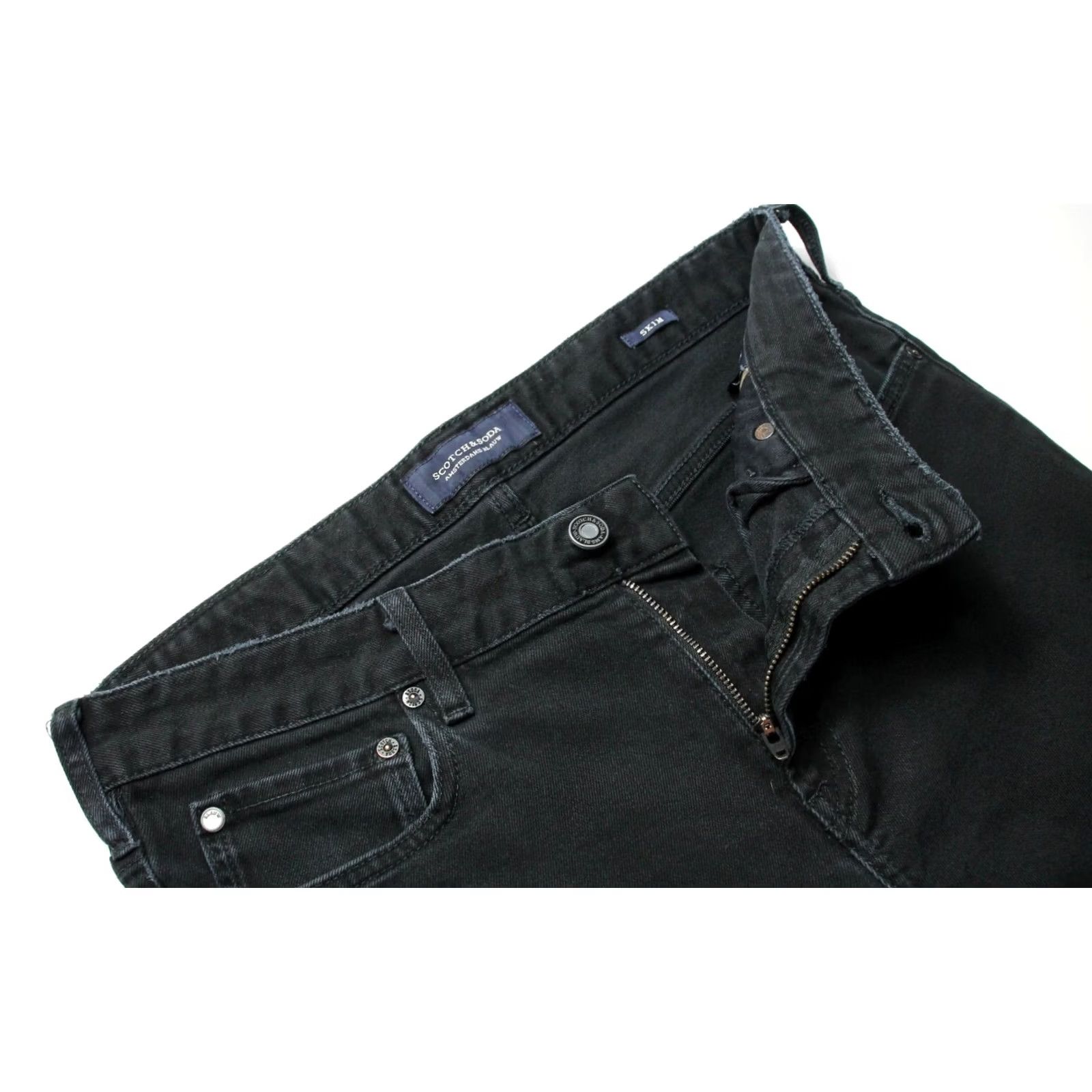 Scotch & Soda SCOTCH & SODA Jeans Men's Slim Fit Stretch Zip Fly Dark Blue W30/L34 Skim Size US 30 / EU 46 - 4 Thumbnail