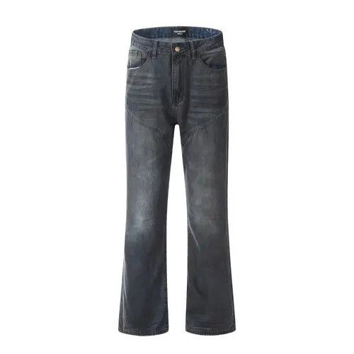 VIBE Men's punk distressed bootcut jeans Size US 32 / EU 48 - 1 Thumbnail