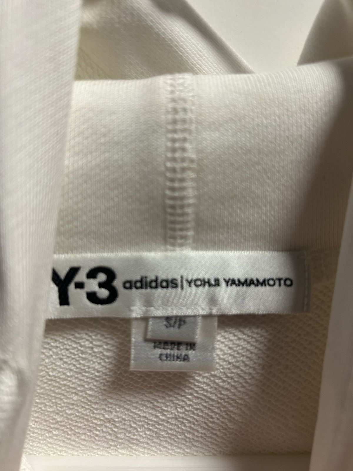 Adidas Y-3 oversize white hoodie size S Size US S / EU 44-46 / 1 - 4 Thumbnail