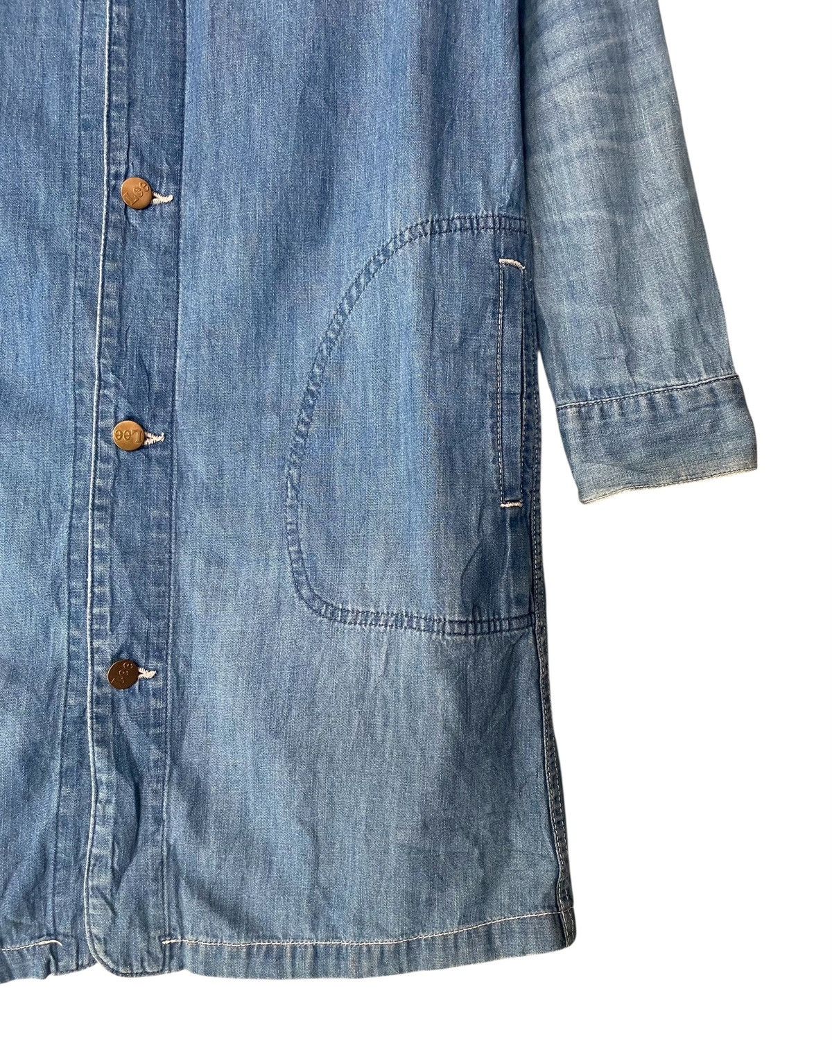 Lee LEE Union Made Sanforized Button denim Maxi Dress Size L / US 10 / IT 46 - 5 Thumbnail