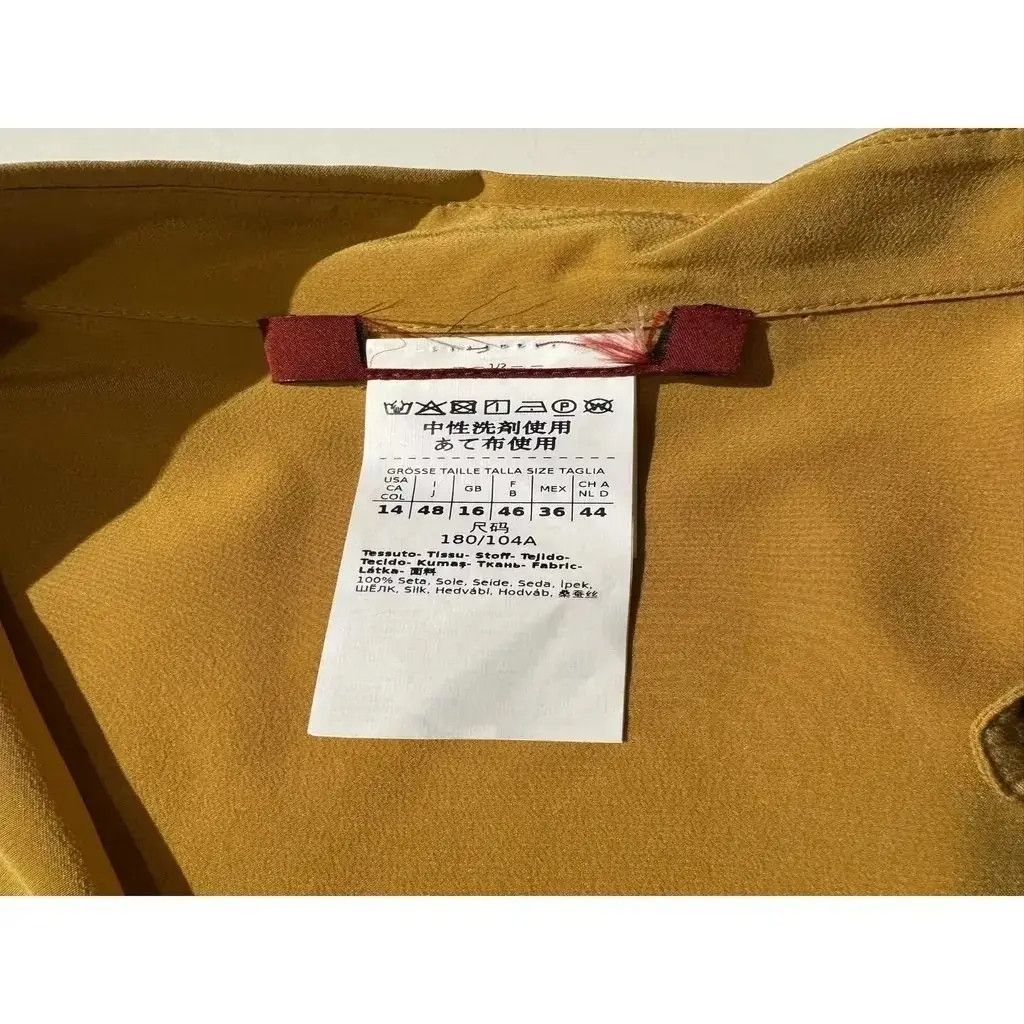 Max Mara Silk shirt, Max Mara Size XL / US 12-14 / IT 48-50 - 10 Thumbnail