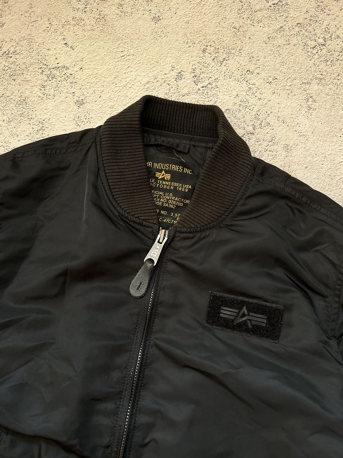 Alpha Industries × Vintage Alpha Industries MA-1 Bomber Jacket Size US S / EU 44-46 / 1 - 2 Thumbnail