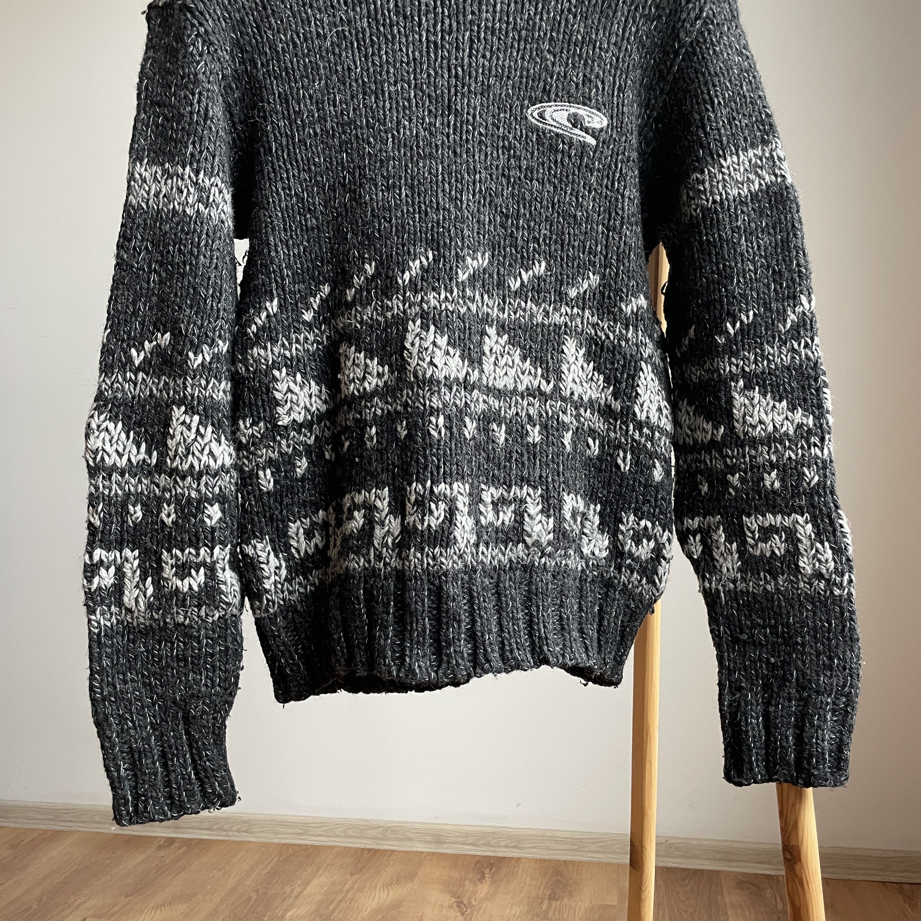 O'Neill O'Neill Vintage 00's Heavy Knit Roll Neck Wool Sweater Size US M / EU 48-50 / 2 - 4 Thumbnail