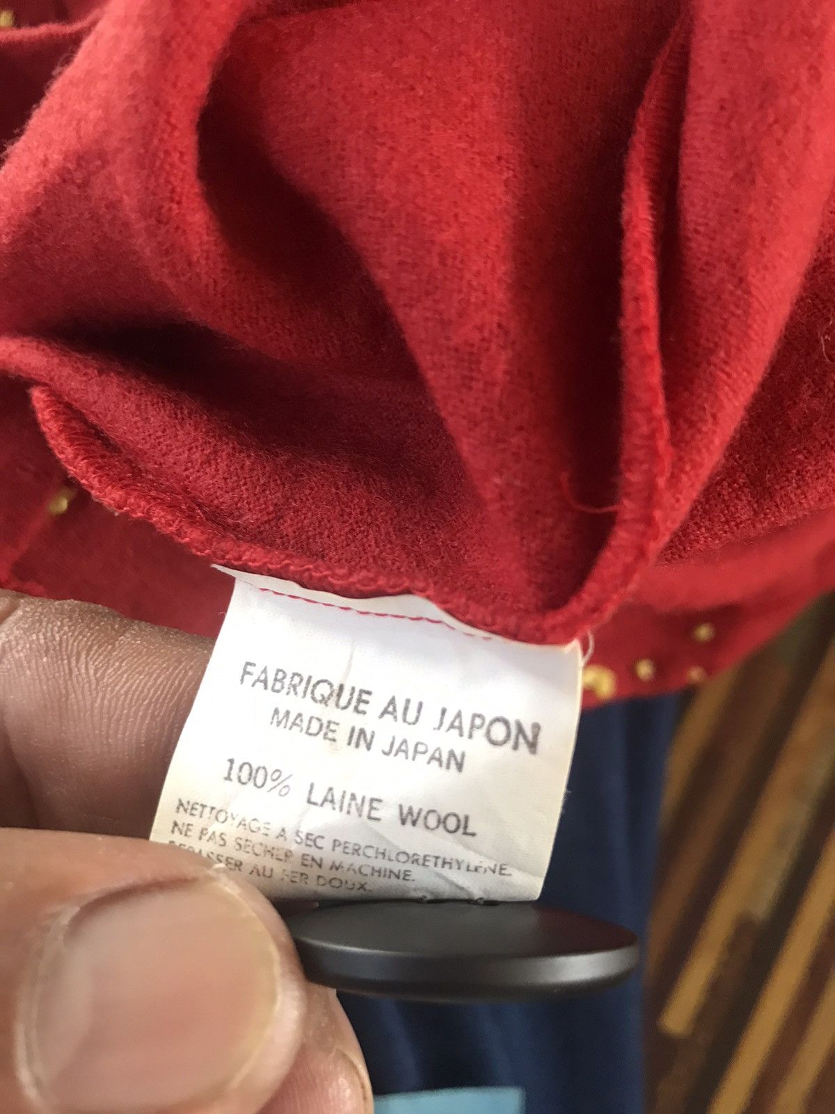 Yohji Yamamoto 🔥🔥🔥VTG YOHJI YAMAMOTO WOOL PACTCH HOMEMADE Size US L / EU 52-54 / 3 - 23 Thumbnail