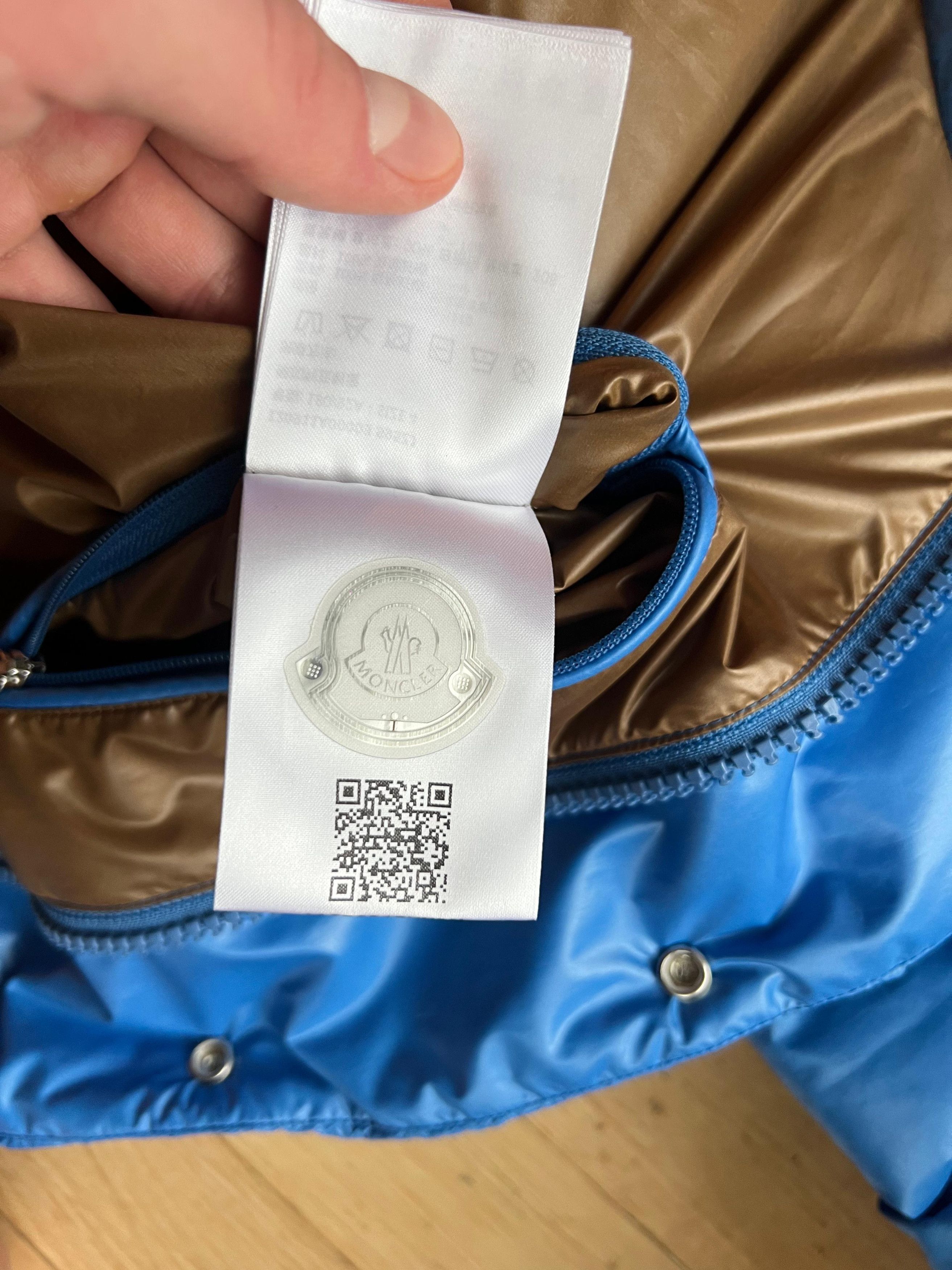 Moncler MONCLER Lule Men's Blue Down Jacket Size 4 Size US XL / EU 56 / 4 - 10 Thumbnail