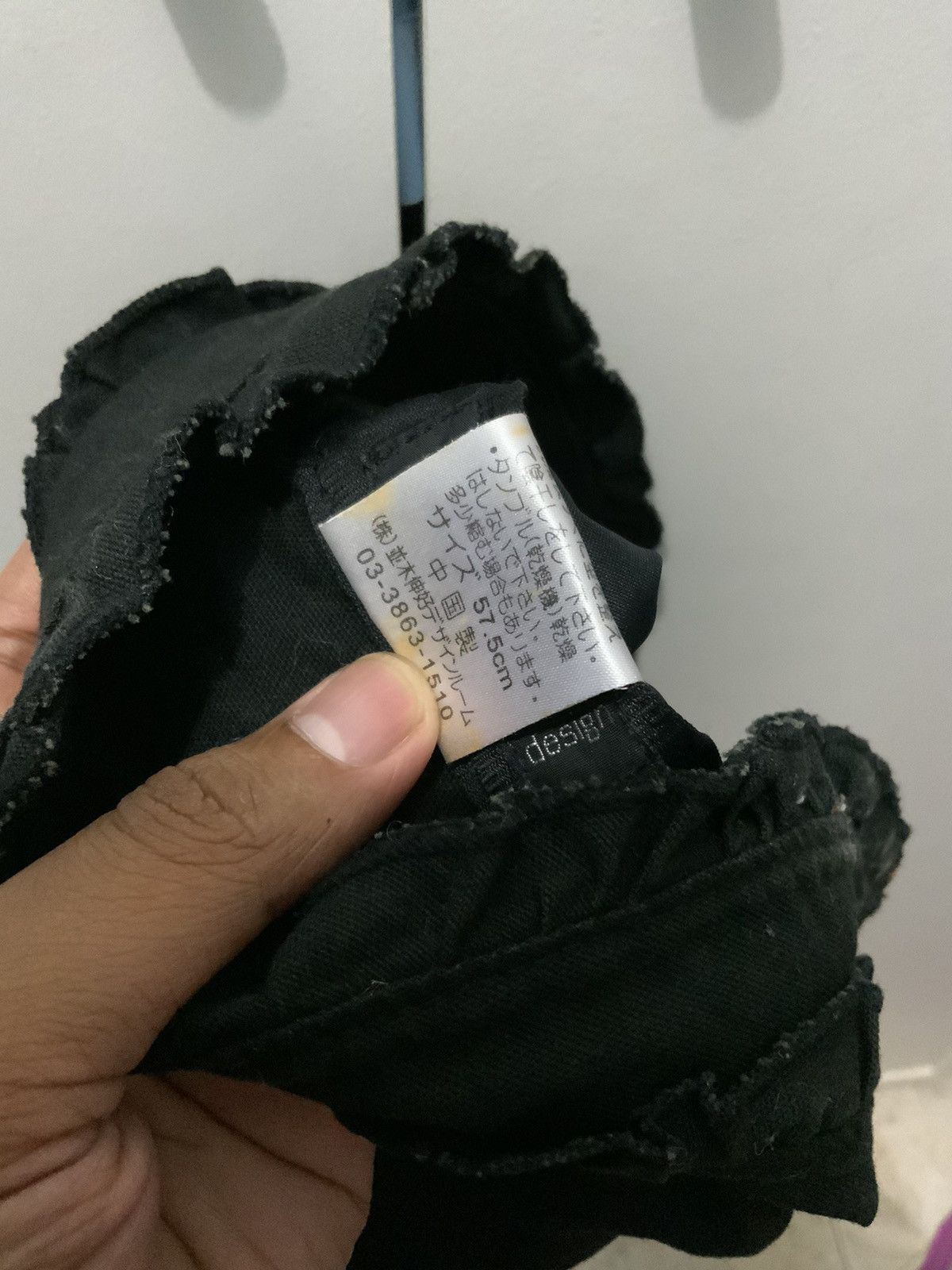 Japanese Brand Namika Design Lace Black Bucket Hat Size ONE SIZE - 11 Thumbnail