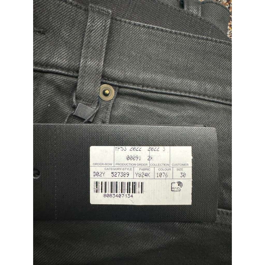 Saint Laurent Paris o1rshd1 Q:2 / Skinny 5 Pocket Low Nightrider Jeans in Black Size US 30 / EU 46 - 17 Thumbnail