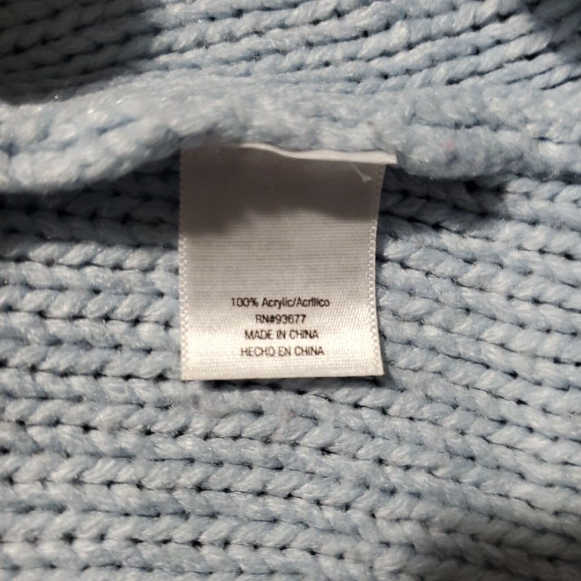 Vintage St. John's Bay Sweater Womens Cable Knit Pullover Long Sleeve Crew Neck Light Blue Size L Size L / US 10 / IT 46 - 7 Thumbnail