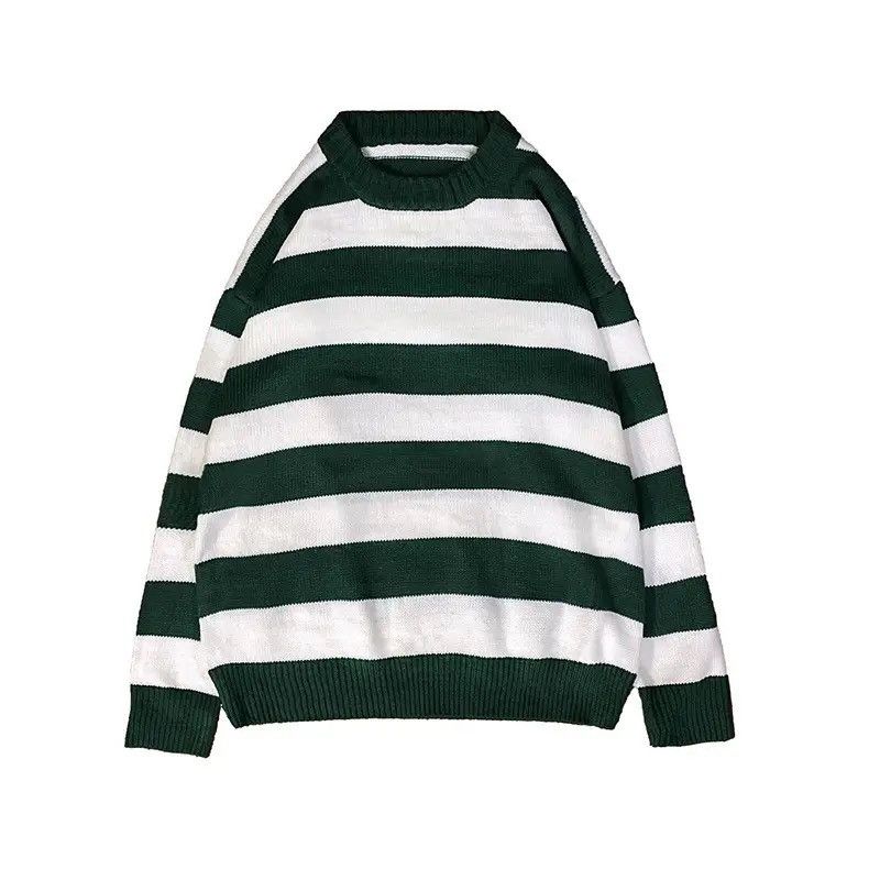Vintage Vintage Stripe Knitted Sweater Long Sleeves Size US XL / EU 56 / 4 - 2 Thumbnail