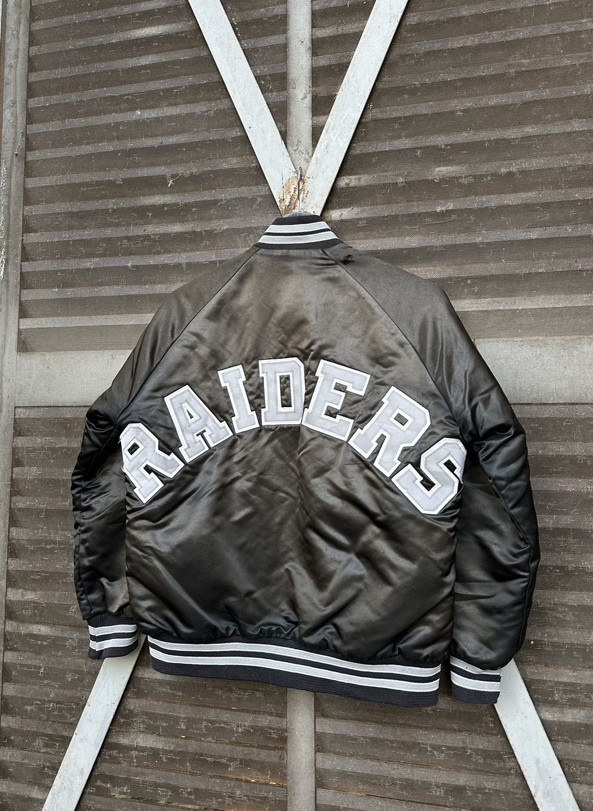 Vintage **rare**Vintage 80s Oakland Riders Embroidery Bomber jacket Size US S / EU 44-46 / 1 - 2 Thumbnail