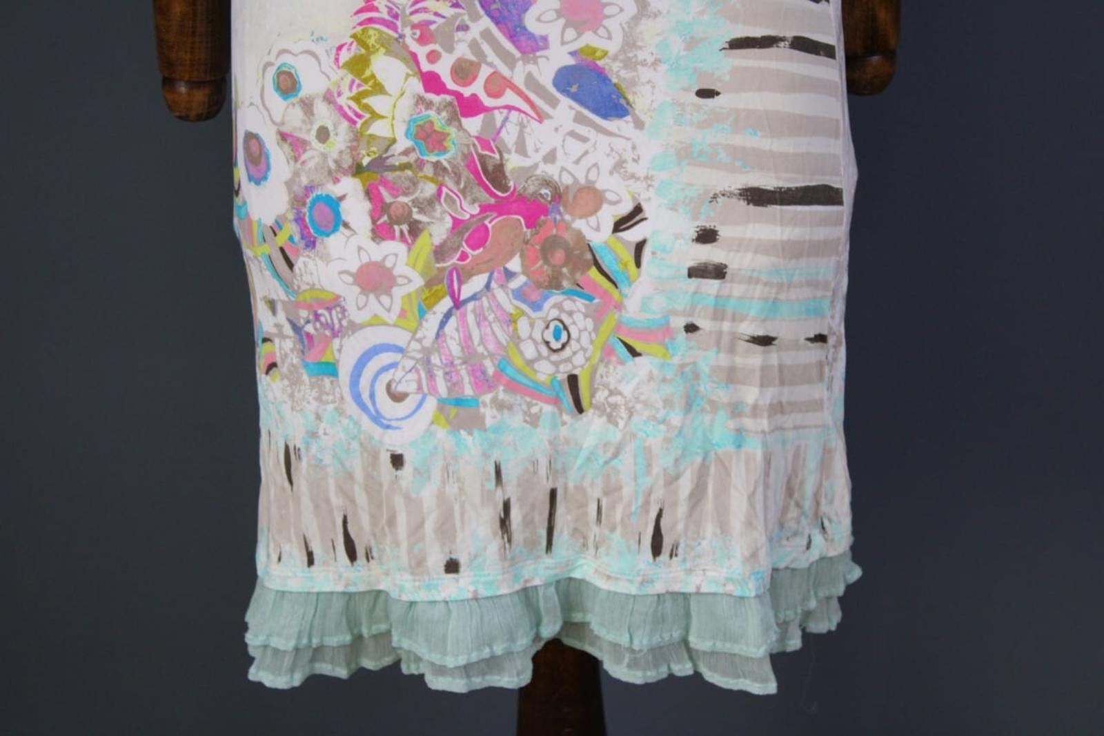 Designer Save The Queen Multicolor Floral Bodycon Dress Size L Size L / US 10 / IT 46 - 2 Thumbnail