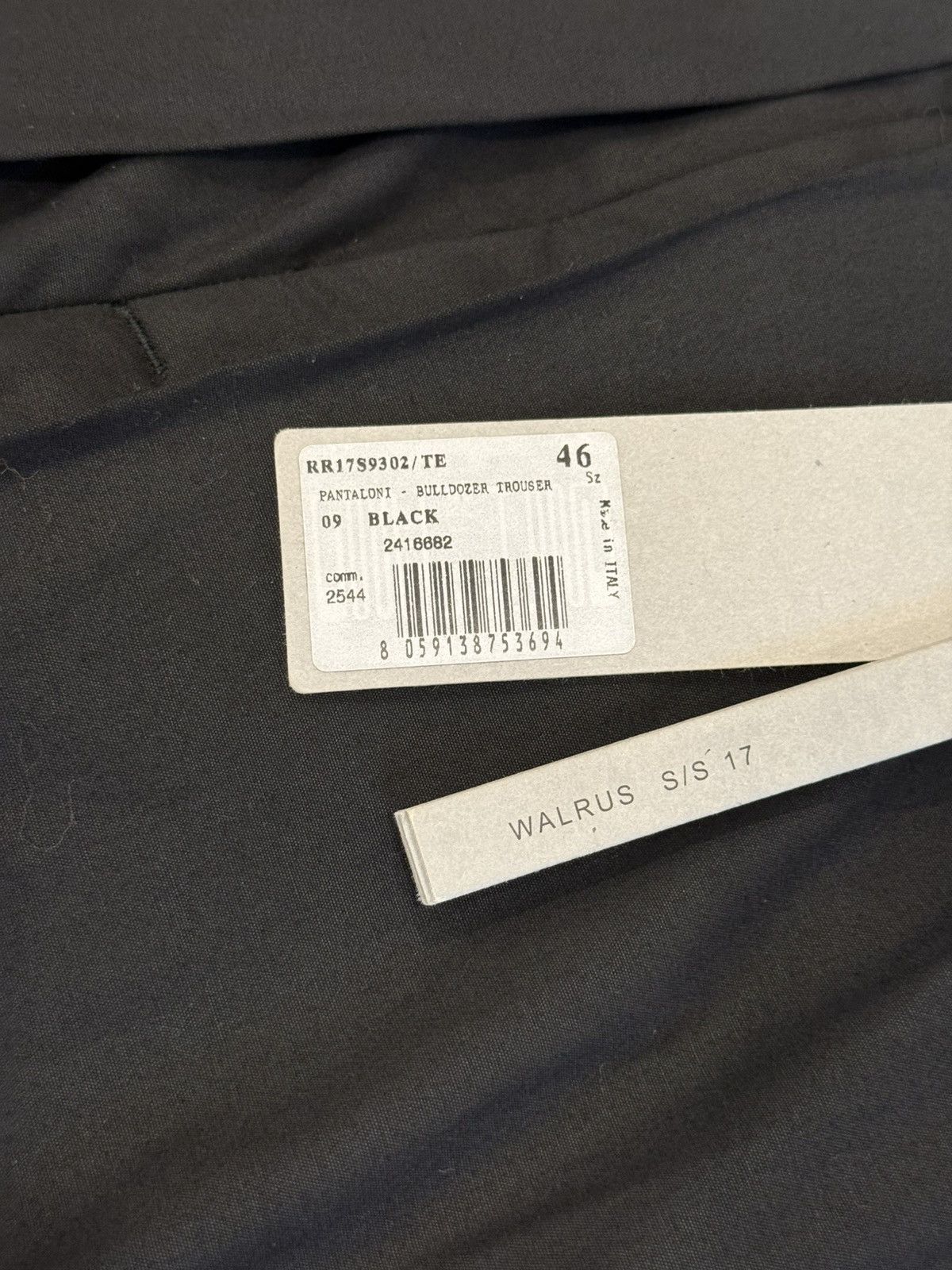 Rick Owens Rick Owens SS2017 ‘Walrus’ Runway Bulldozer Pants BNWT Size US 30 / EU 46 - 8 Thumbnail