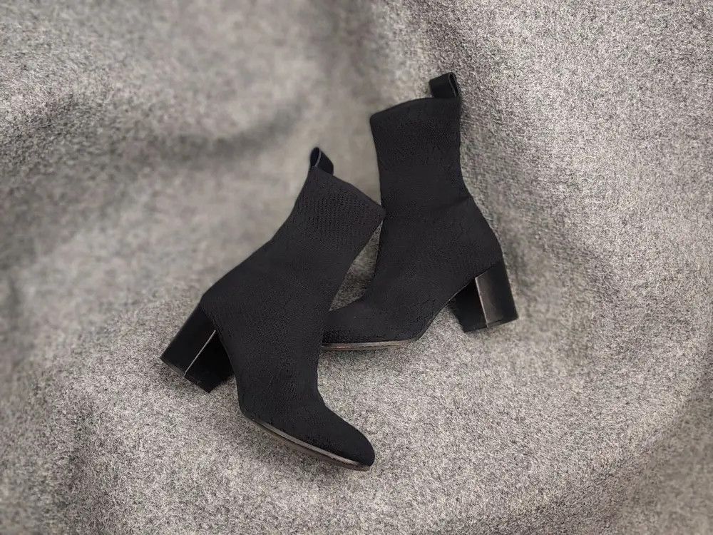 Zadig & Voltaire Design Studded Accents Sock Black Boots