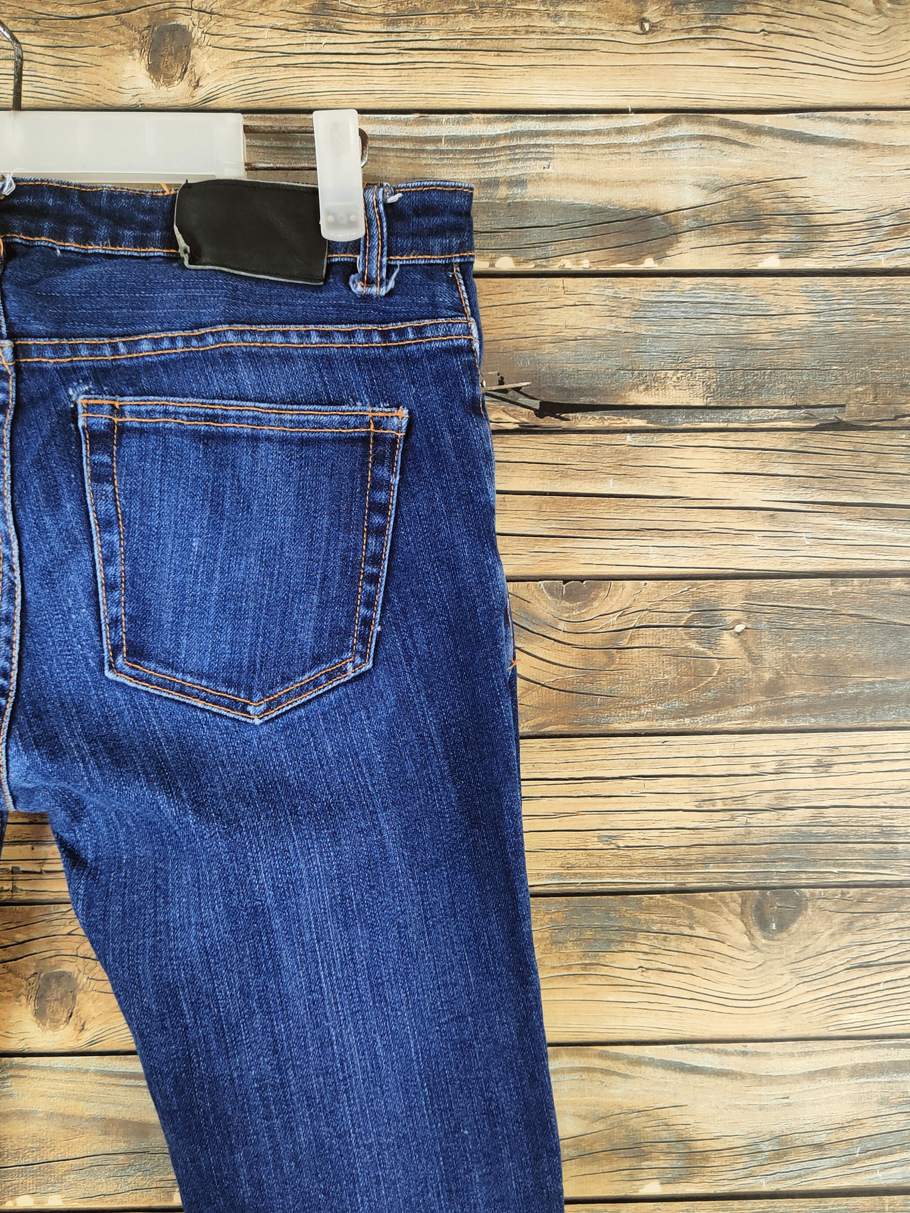 Ovadia & Sons Ovadia & Sons Blue Distressed Ripped Jeans #S2913 Size US 31 - 10 Thumbnail
