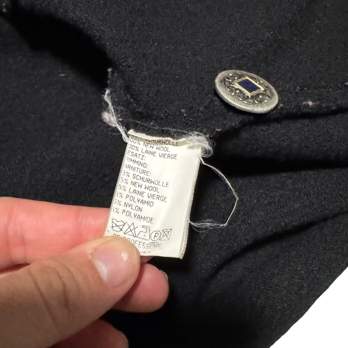 Other Geiger Austria Made Wool Button Front Coat Women's 38 (M) Size M / US 6-8 / IT 42-44 - 6 Thumbnail