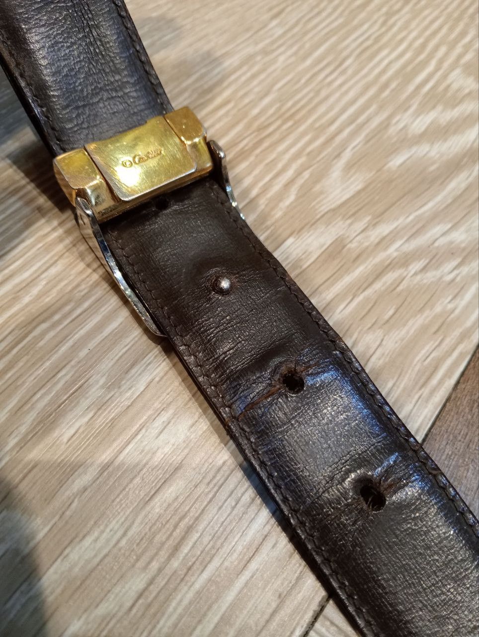 Cartier LUXURY CARTIER VINTAGE LEATHER BELT Size ONE SIZE - 5 Thumbnail