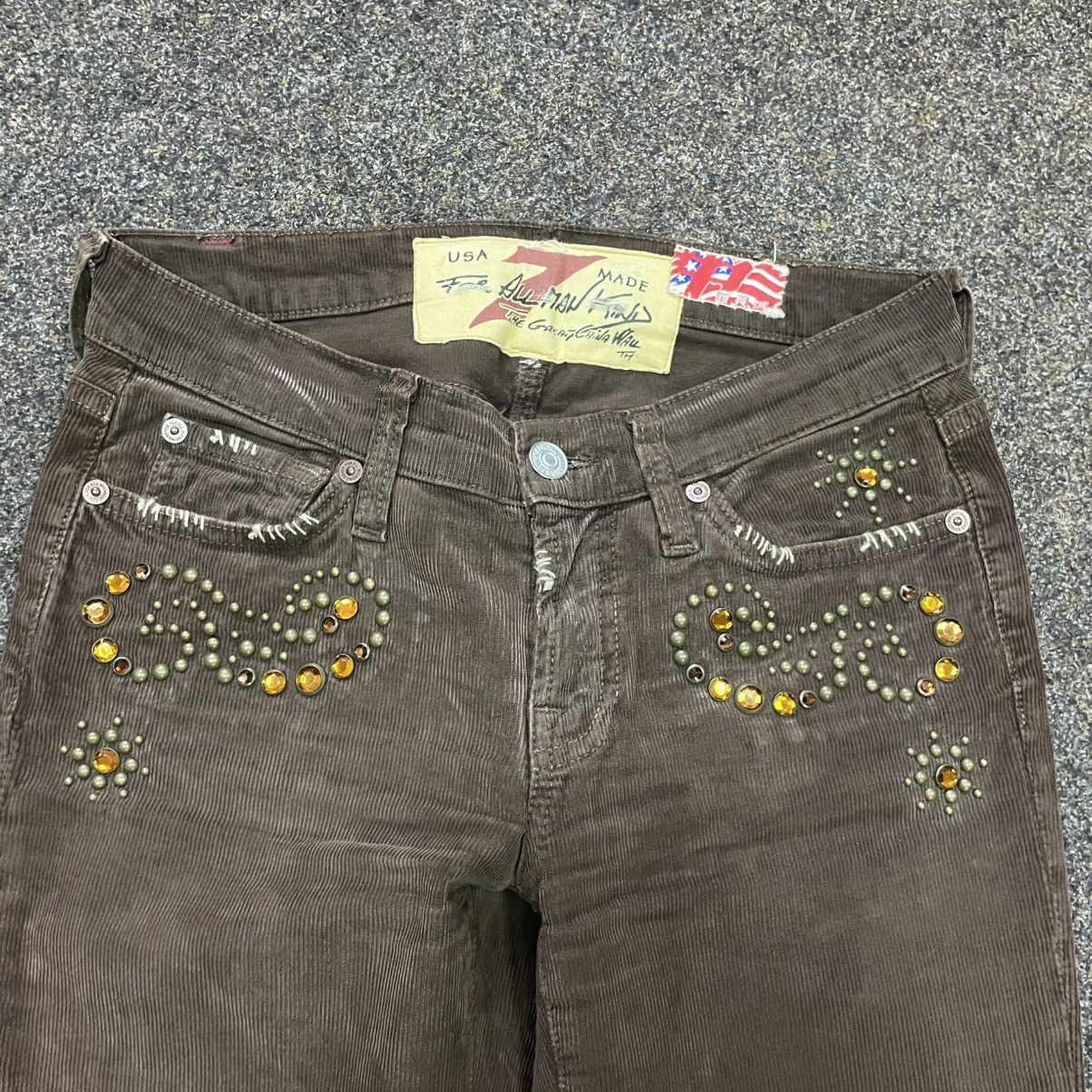 Vintage Y2K Vintage Flared Bootcut Jeans Distressed Grunge Baggy Size 32" / US 10 / IT 46 - 4 Thumbnail
