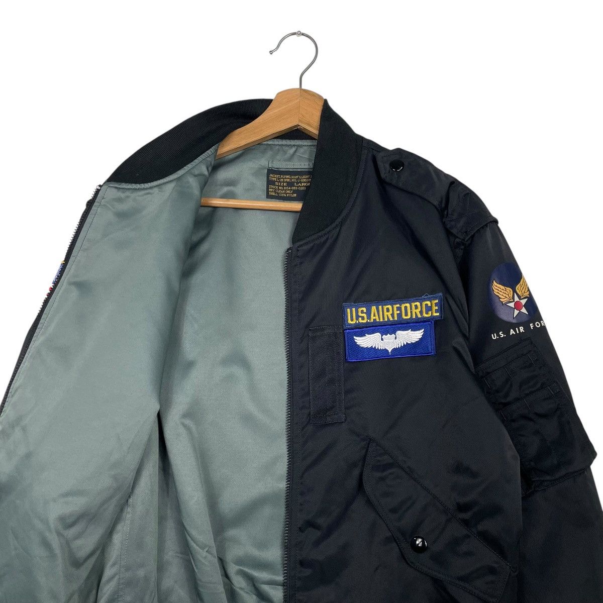 Japanese Brand US Air Force Military Type L-2B Bomber Jacket Size US M / EU 48-50 / 2 - 10 Thumbnail