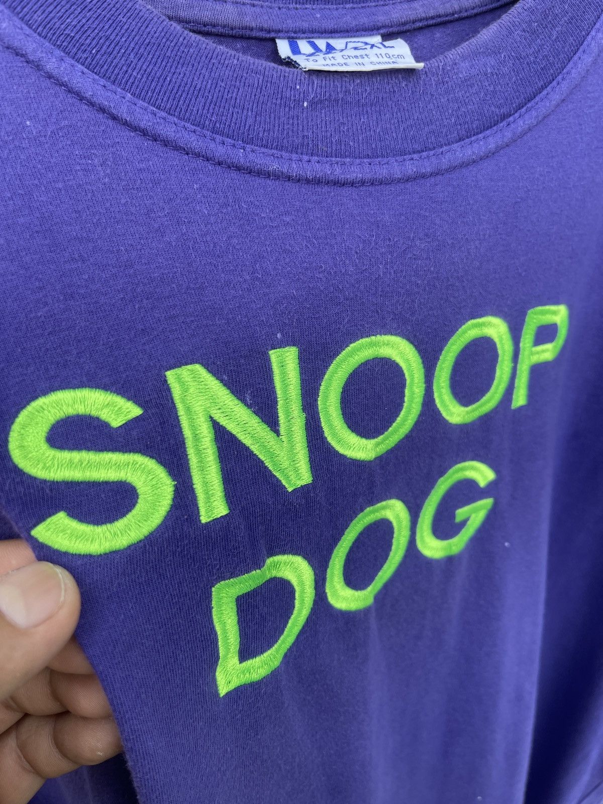 Snoop Dogg Rare🔥Vintage Snoop Dog Spell Out Embroidery Tee Size US XXL / EU 58 / 5 - 4 Thumbnail