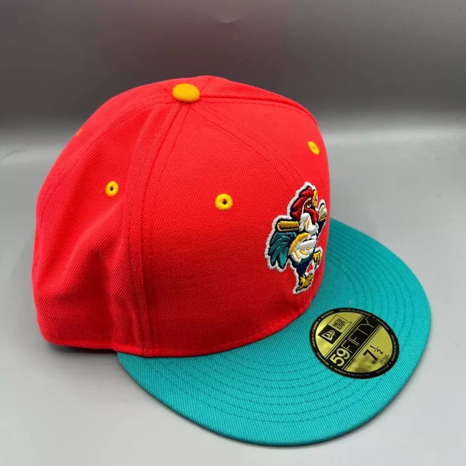 New Era Delmarva Shorebirds Hat Men 7 1/2 MiLB Fitted Cap New Size ONE SIZE - 3 Thumbnail