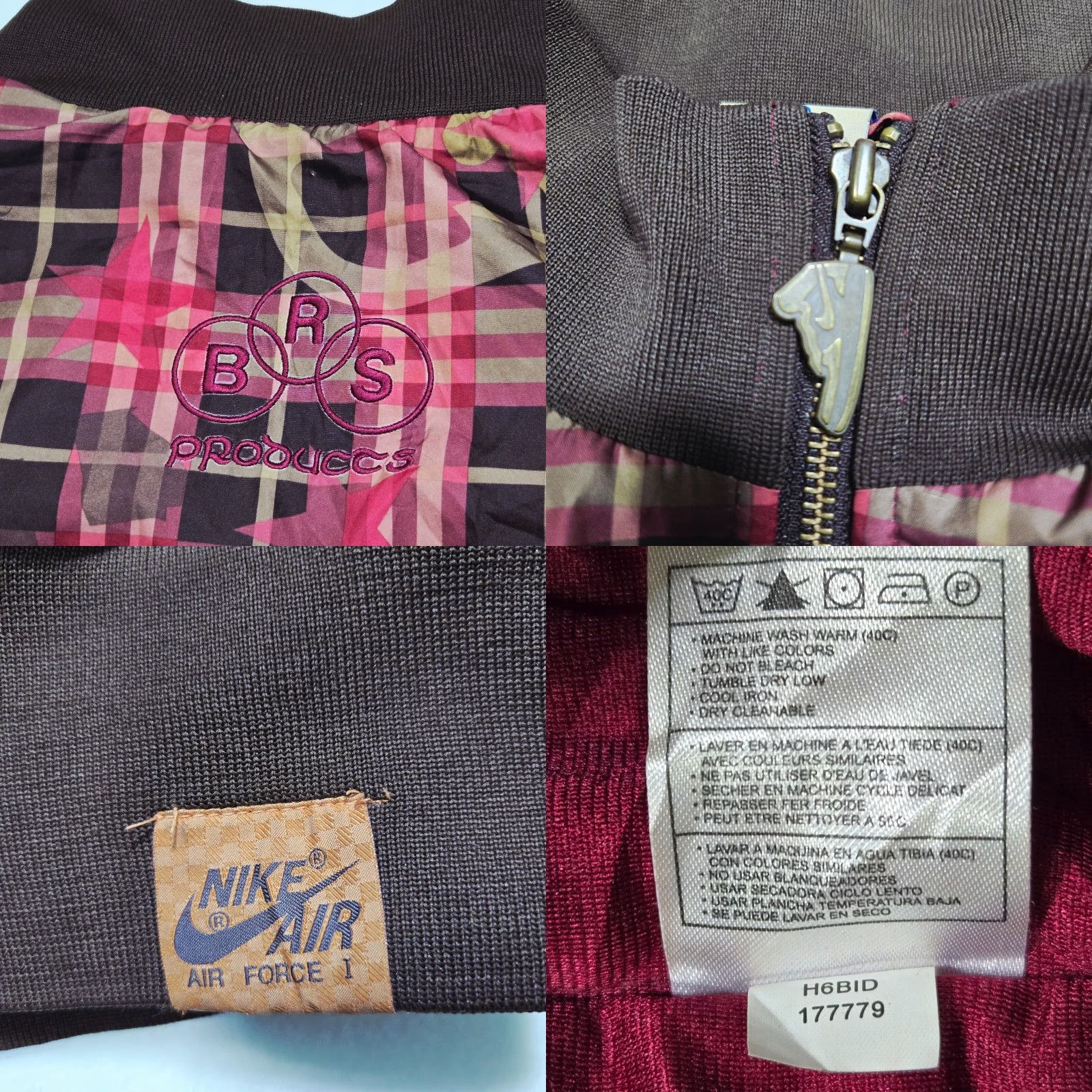 Nike VINTAGE Nike BRS Bomber Jacket Mens XL Red Plaid Nike Bomber Jacket XL Mens Red Plaid 90s Army Logo Casual Size US XL / EU 56 / 4 - 9 Thumbnail
