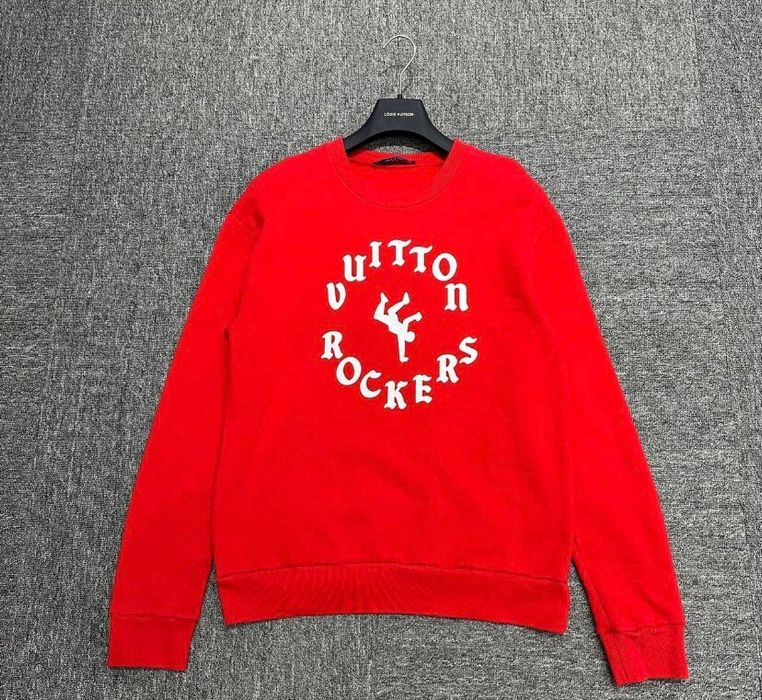 Louis Vuitton Red Vuitton Rockers Sweater