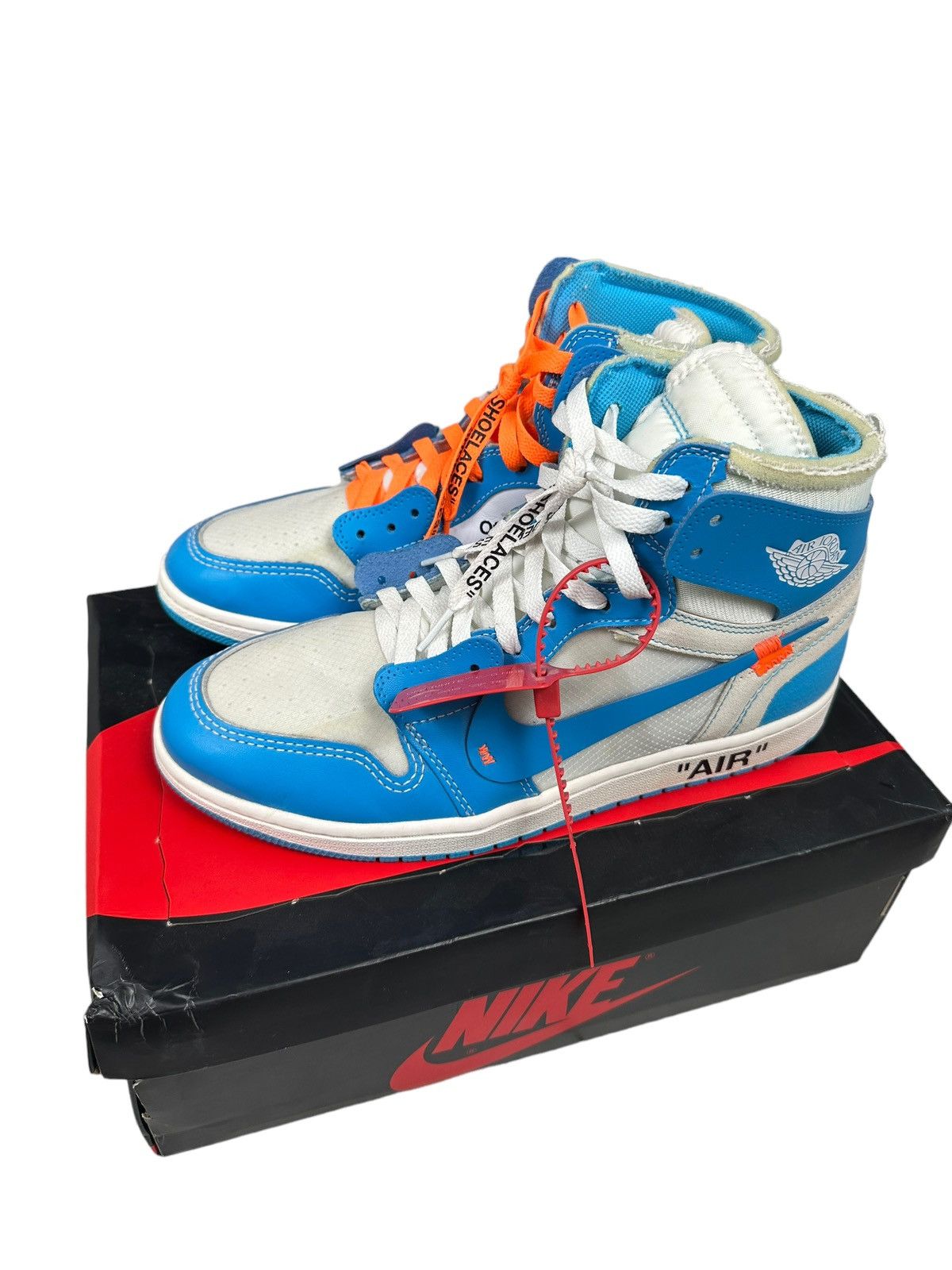 Jordan Brand × Off-White Off white Jordan 1 UNC Size US 10 / EU 43 - 3 Thumbnail