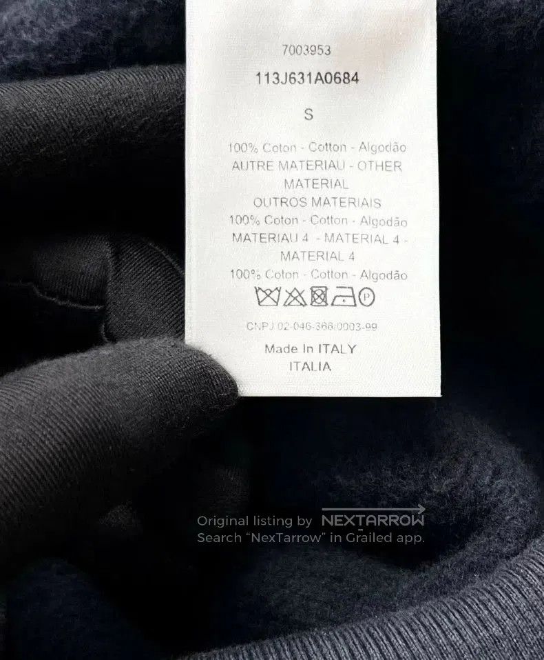 Dior Dior Oblique Logo Hoodie Sweatshirt. Size US S / EU 44-46 / 1 - 4 Thumbnail