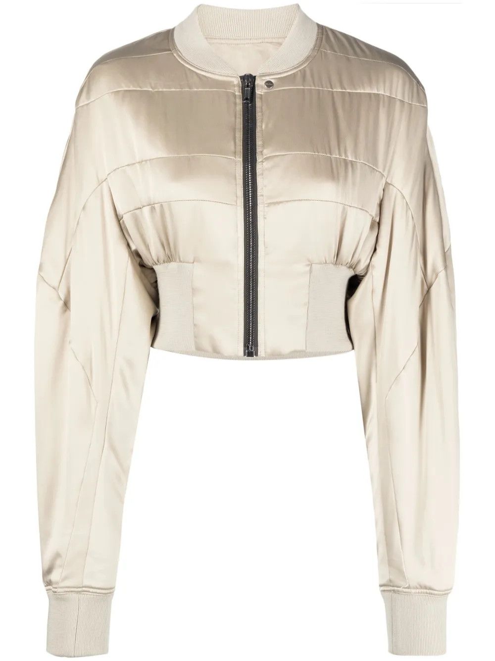 Rick Owens o1y0126 Bomber Jacket in Beige Size M / US 6-8 / IT 42-44 - 1 Thumbnail