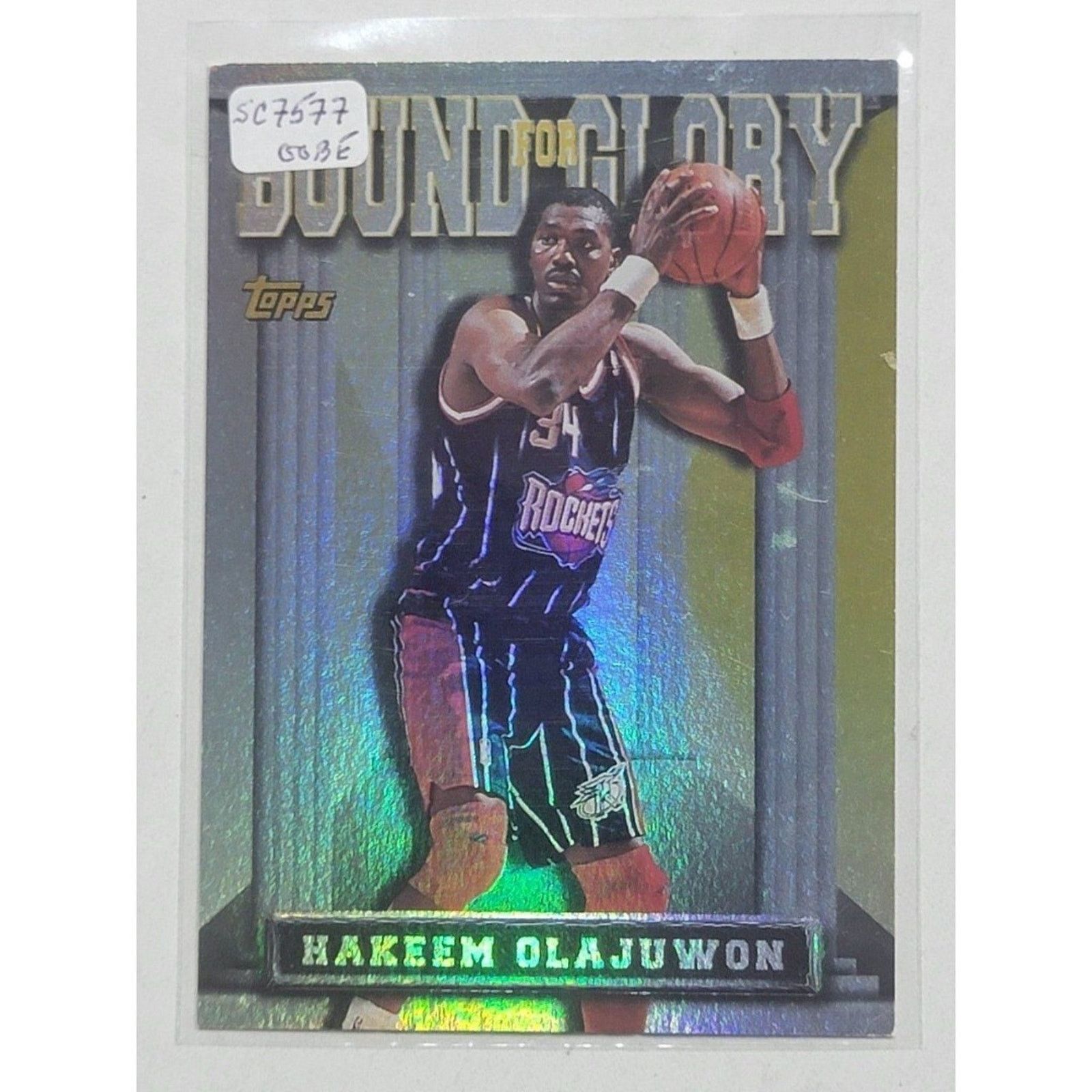 Other 1997-1998 Topps Hakeem Olajuwon Bound For Glory #BG4 Size ONE SIZE - 1 Thumbnail