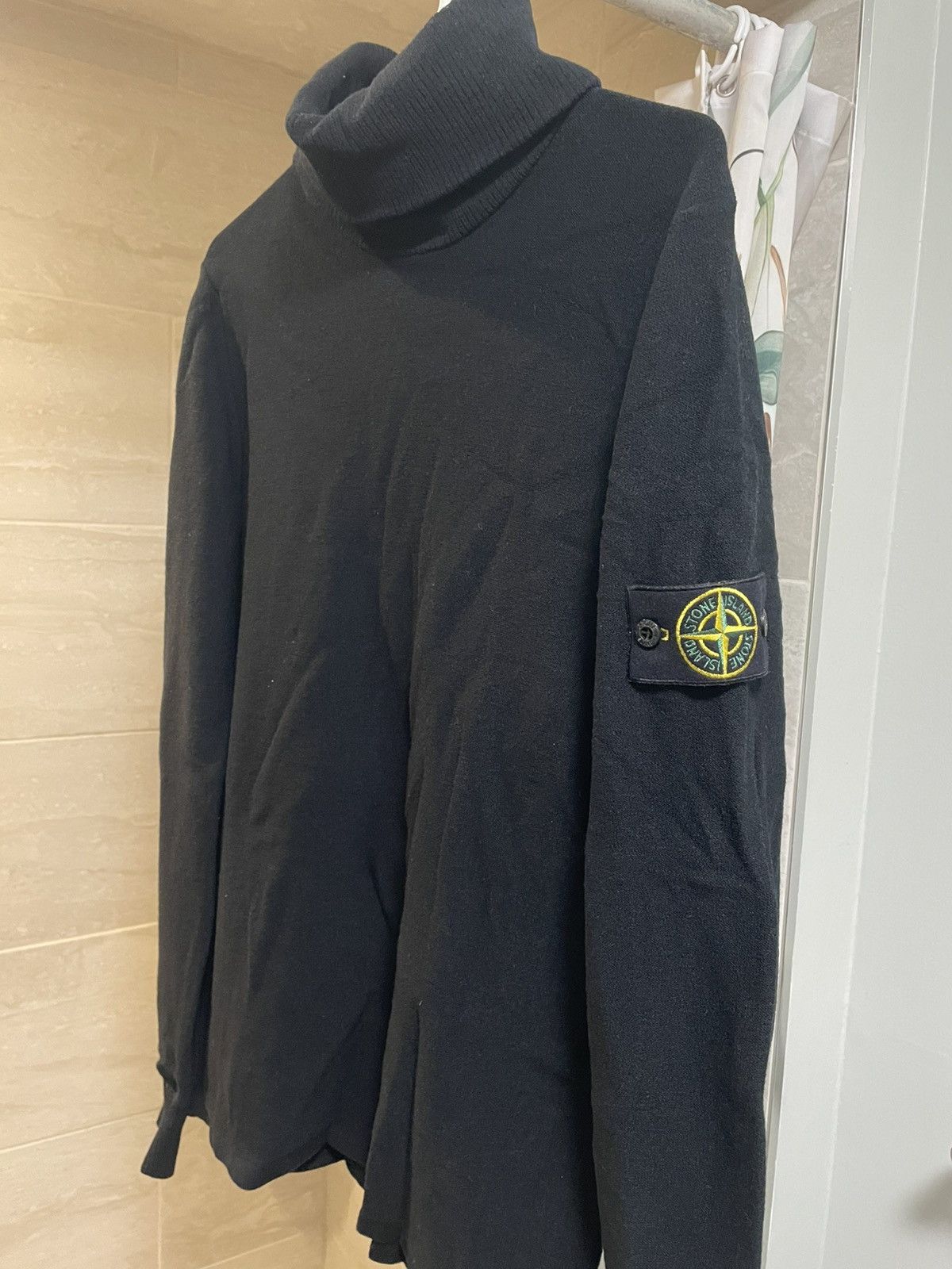 Stone Island Stone Island Boiled-Wool Turtleneck Size US L / EU 52-54 / 3 - 1 Thumbnail