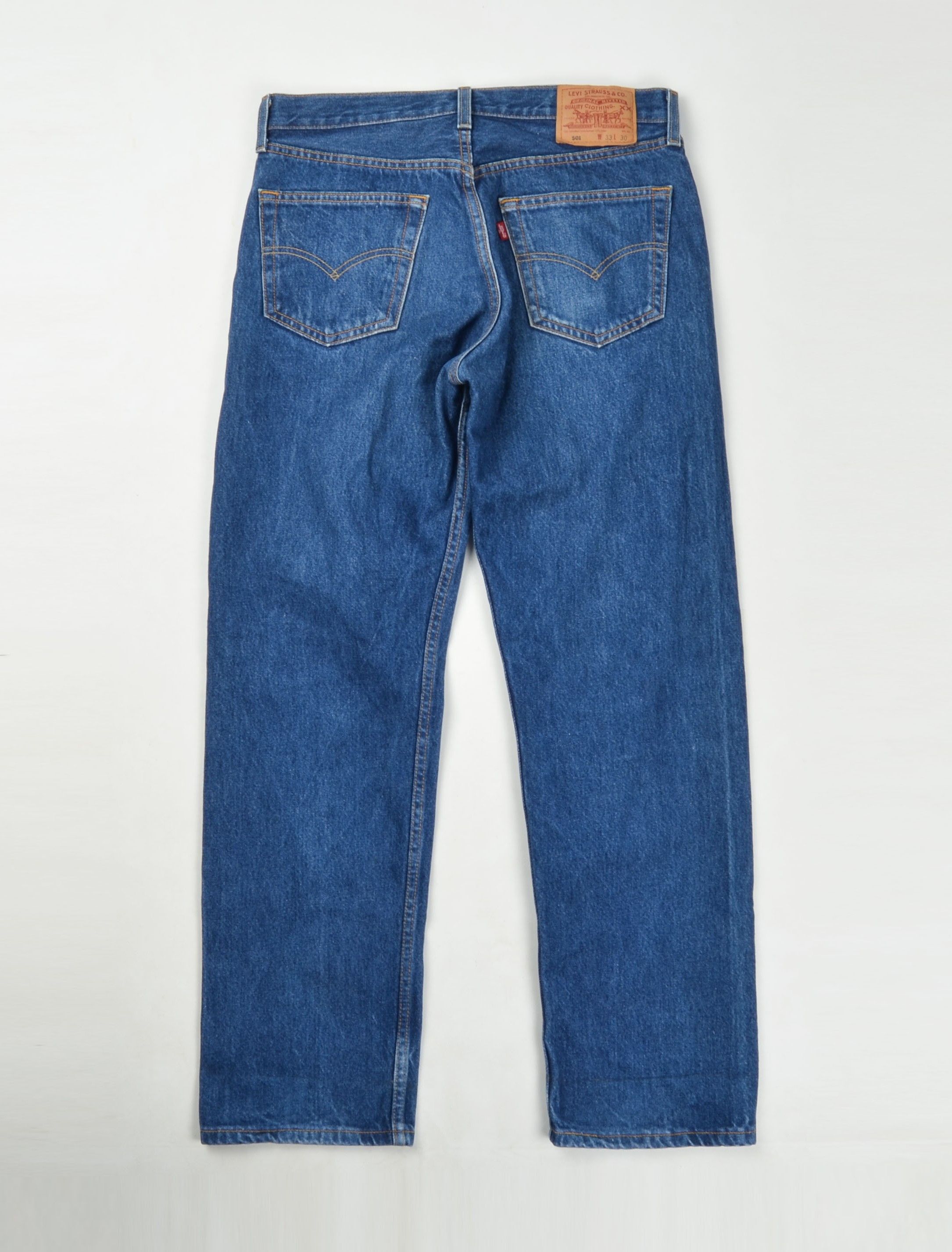 Levi's Vintage Clothing Men's Vintage Levi's 501 90's Straight Denim Jeans Size US 33 - 8 Thumbnail
