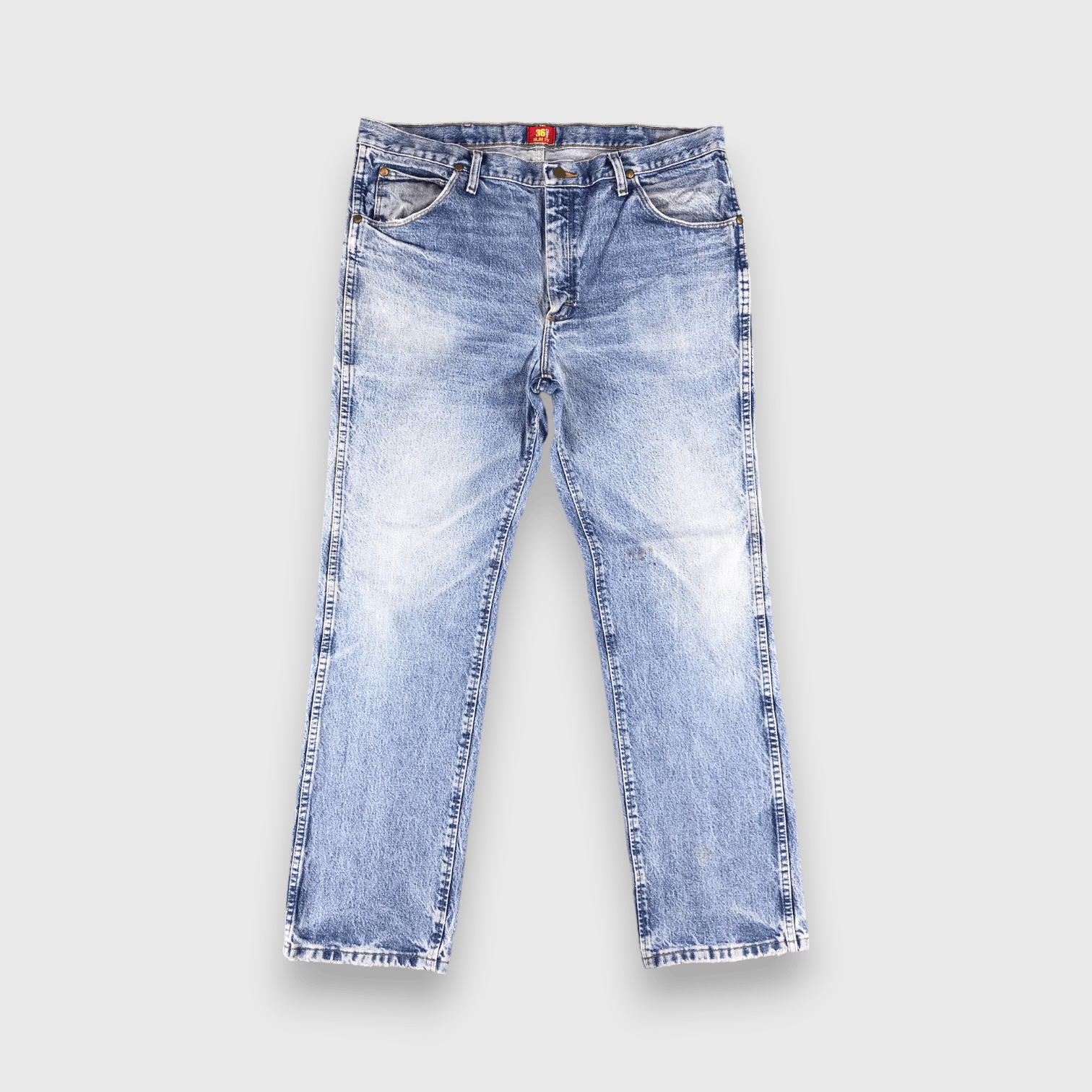 Vintage Vintage Blue Wash Wrangler Jeans-J2313 Size US 39 - 1 Thumbnail