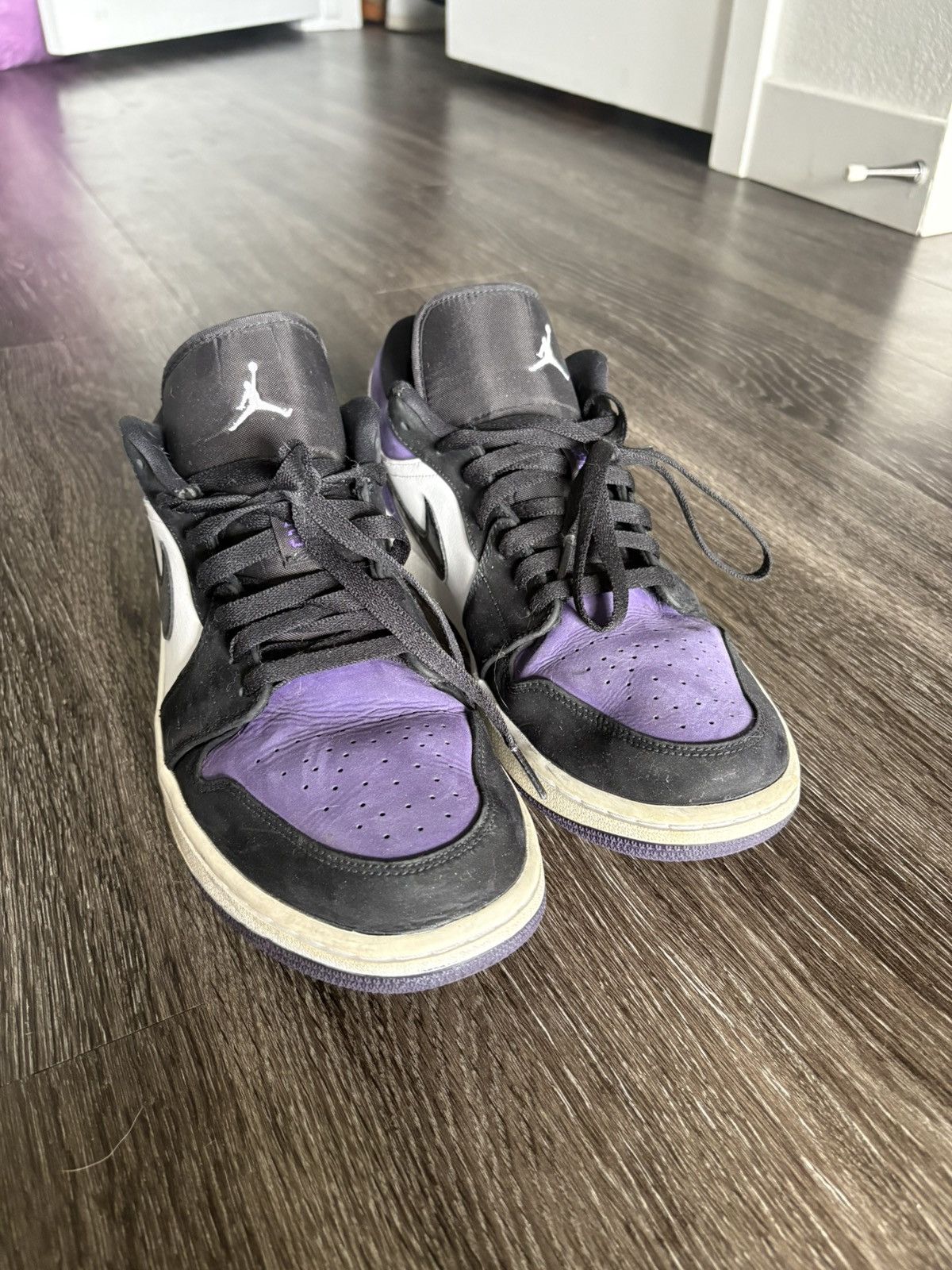 Jordan Brand Purple air jordan 1 low Size US 12 / EU 45 - 1 Thumbnail